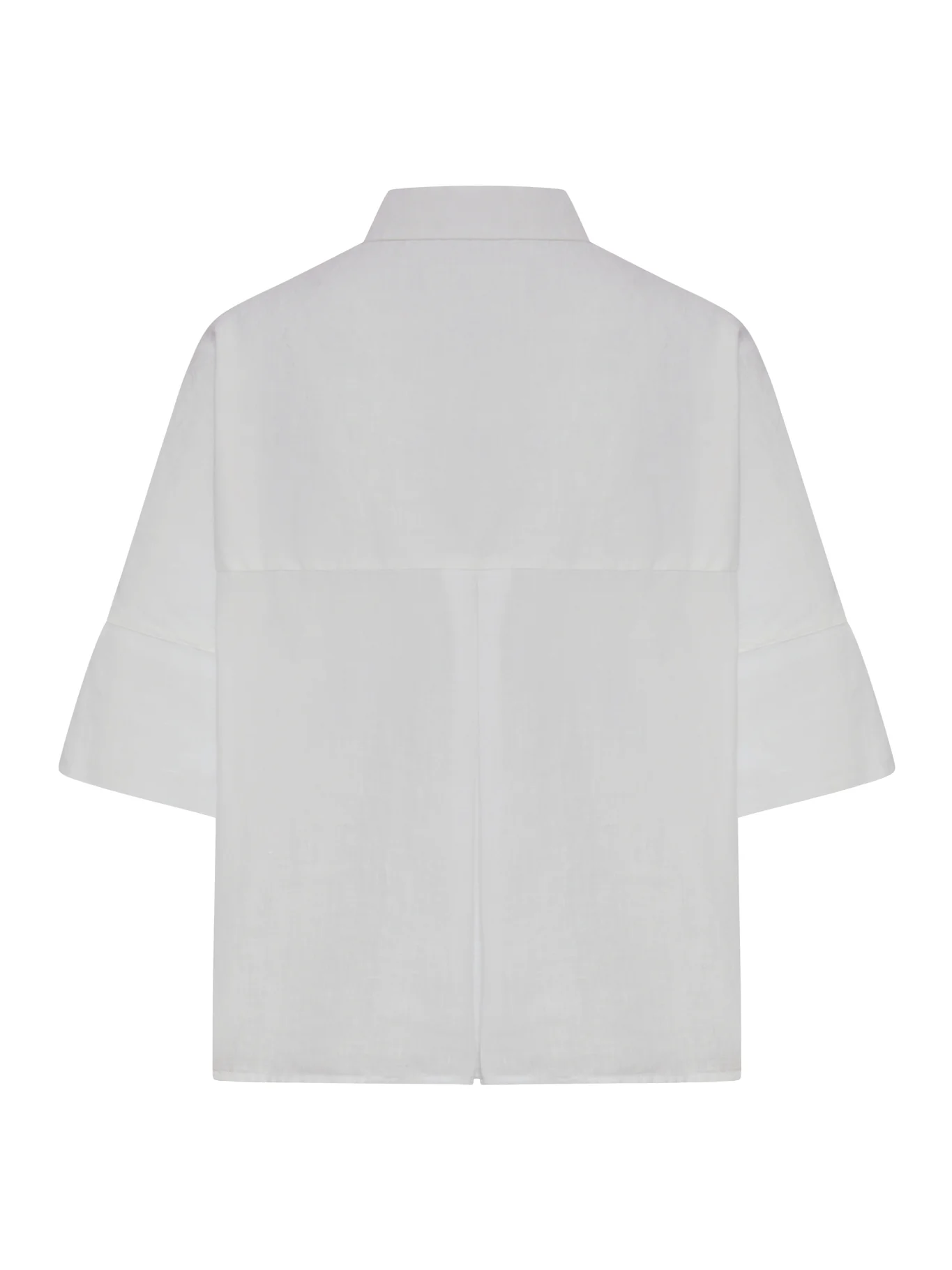 LINEN SHIRT WITH CLASSIC COLLAR - Image 2