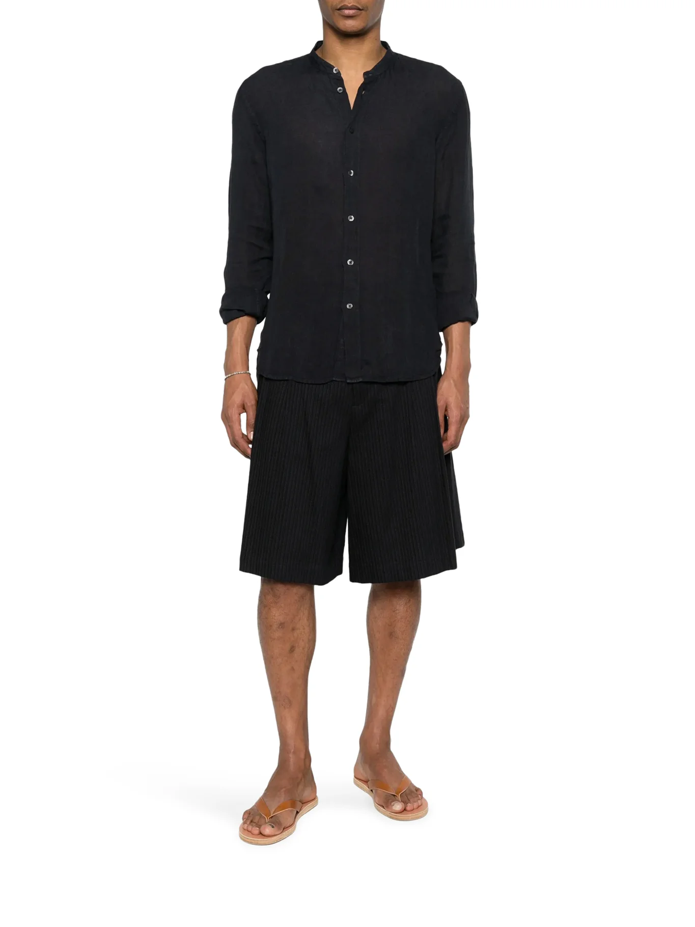 REGULAR FIT LINEN SHIRT - Image 2