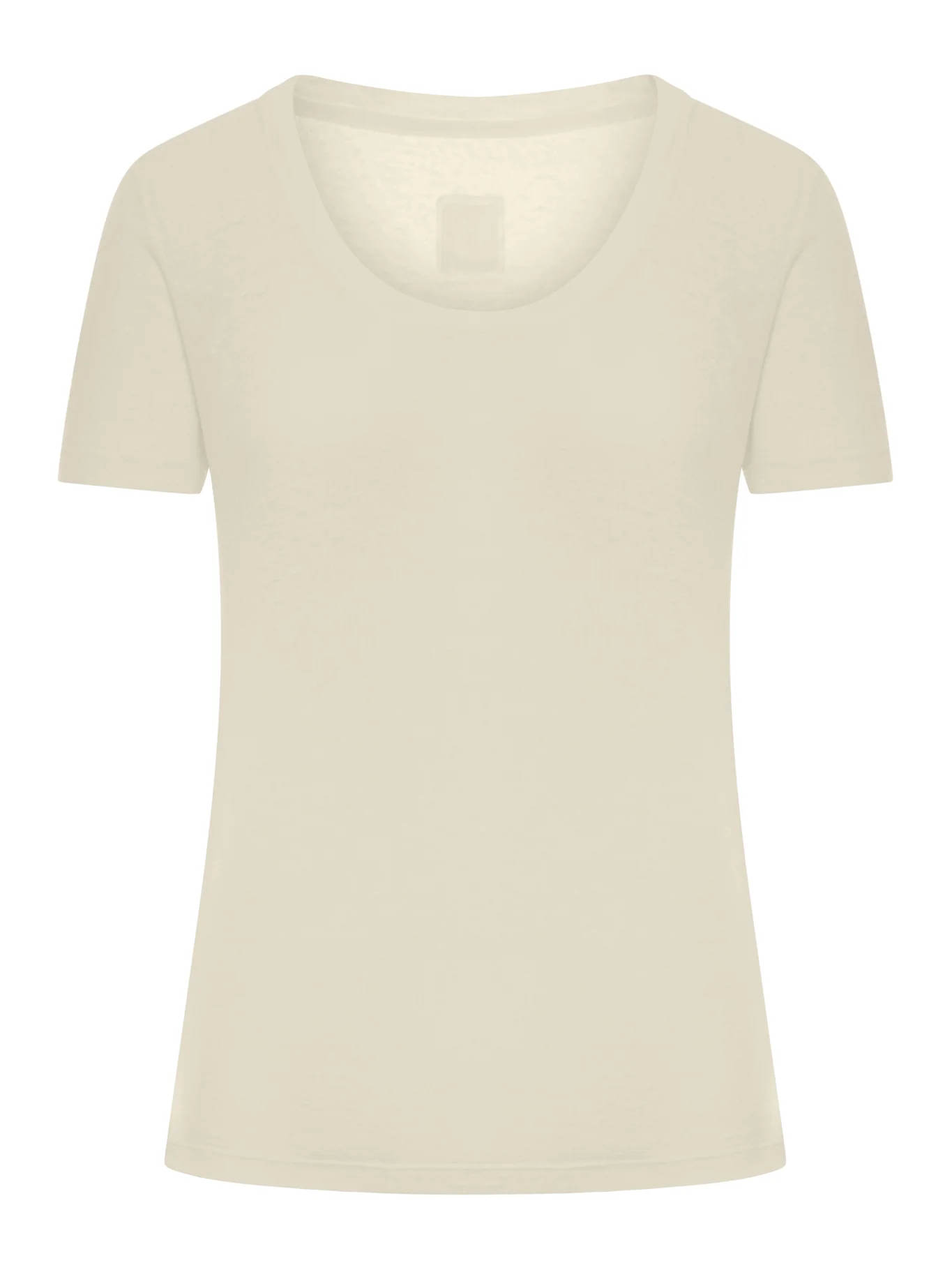 SHORT-SLEEVED T-SHIRT WITH WIDE NECKLINE