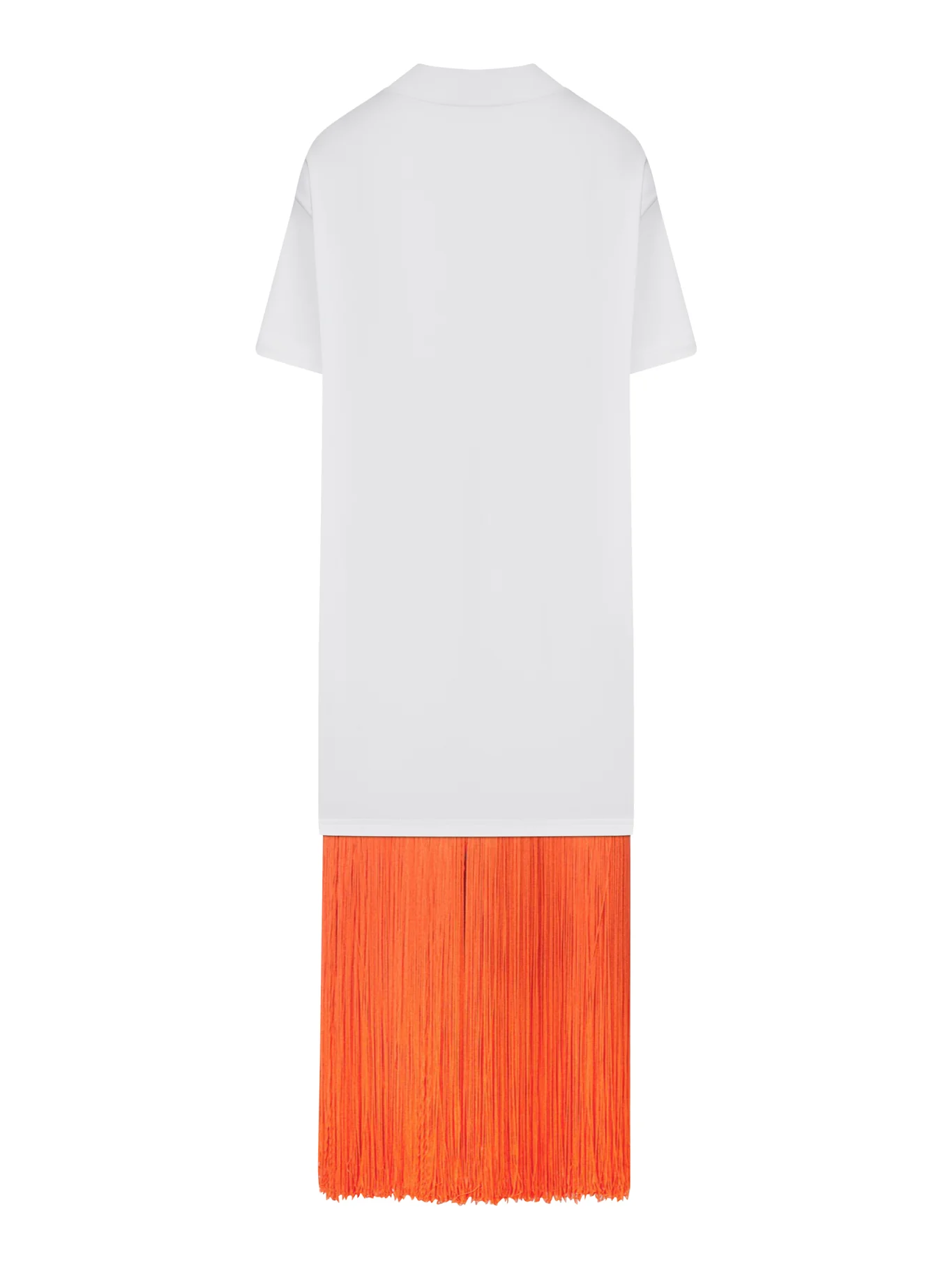 COTTON T-SHIRT WITH FRINGES - Image 2