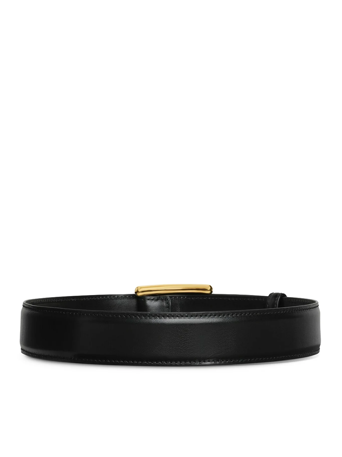 CURVED LEATHER BELT - Image 2
