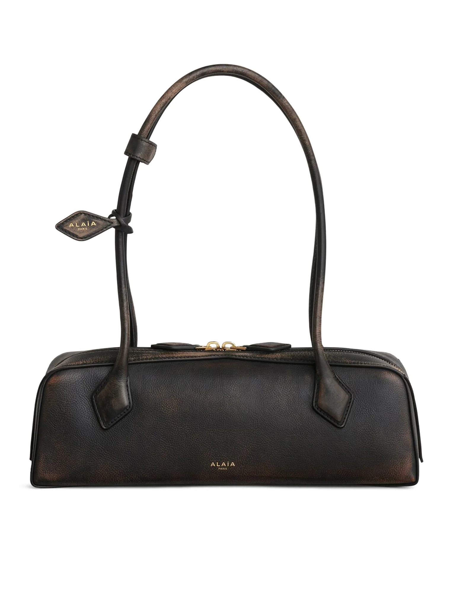 LE TECKEL MEDIUM BAG IN AGED LEATHER