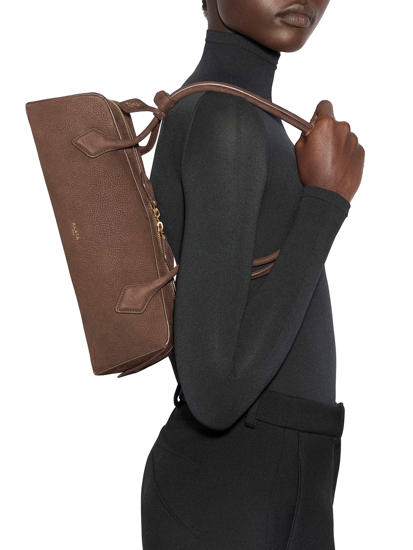 LE TECKEL MEDIUM BAG IN NUBUCK CALFSKIN - Image 2