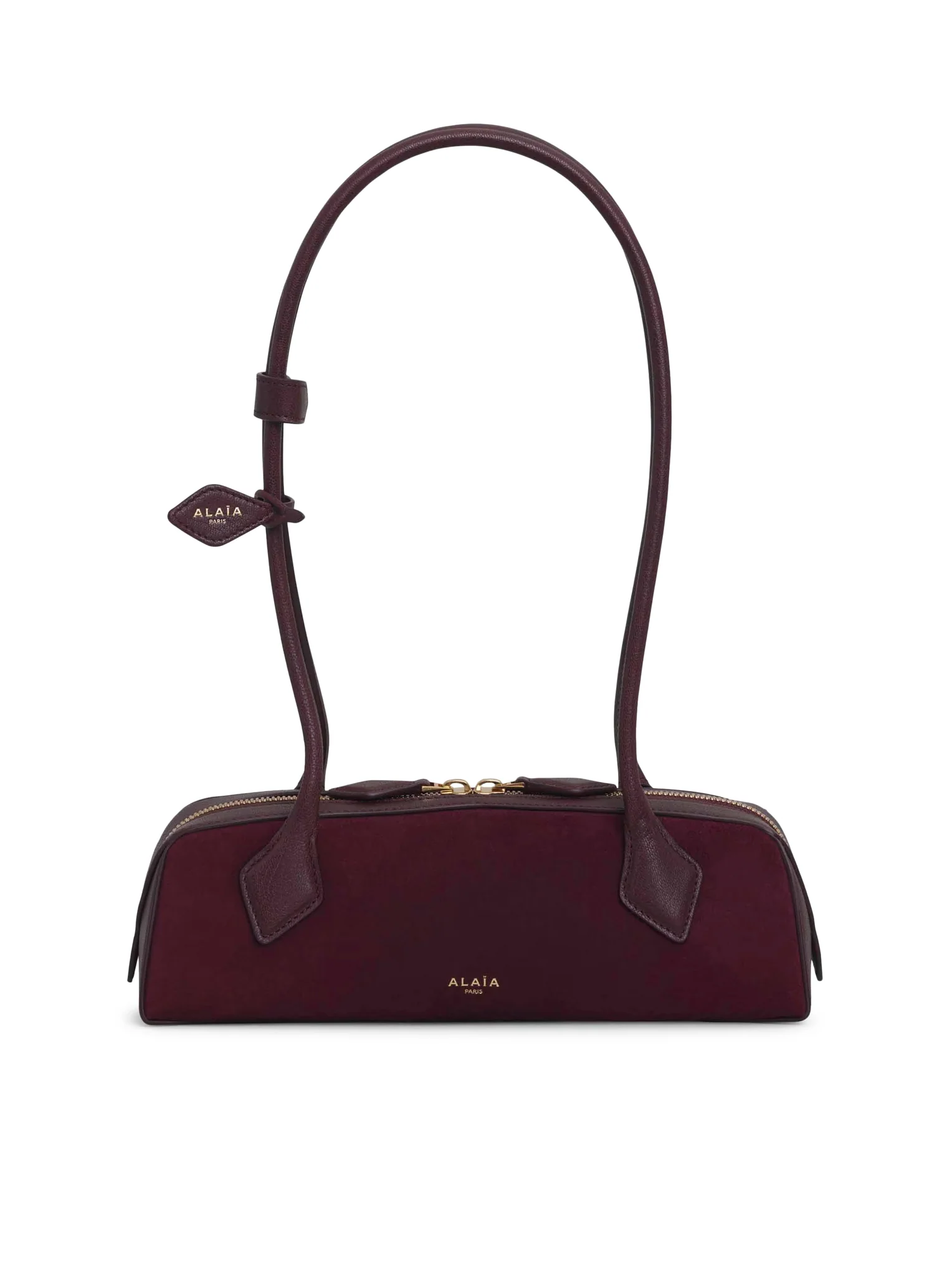 LE TECKEL SMALL BI-MATERIAL LEATHER BAG