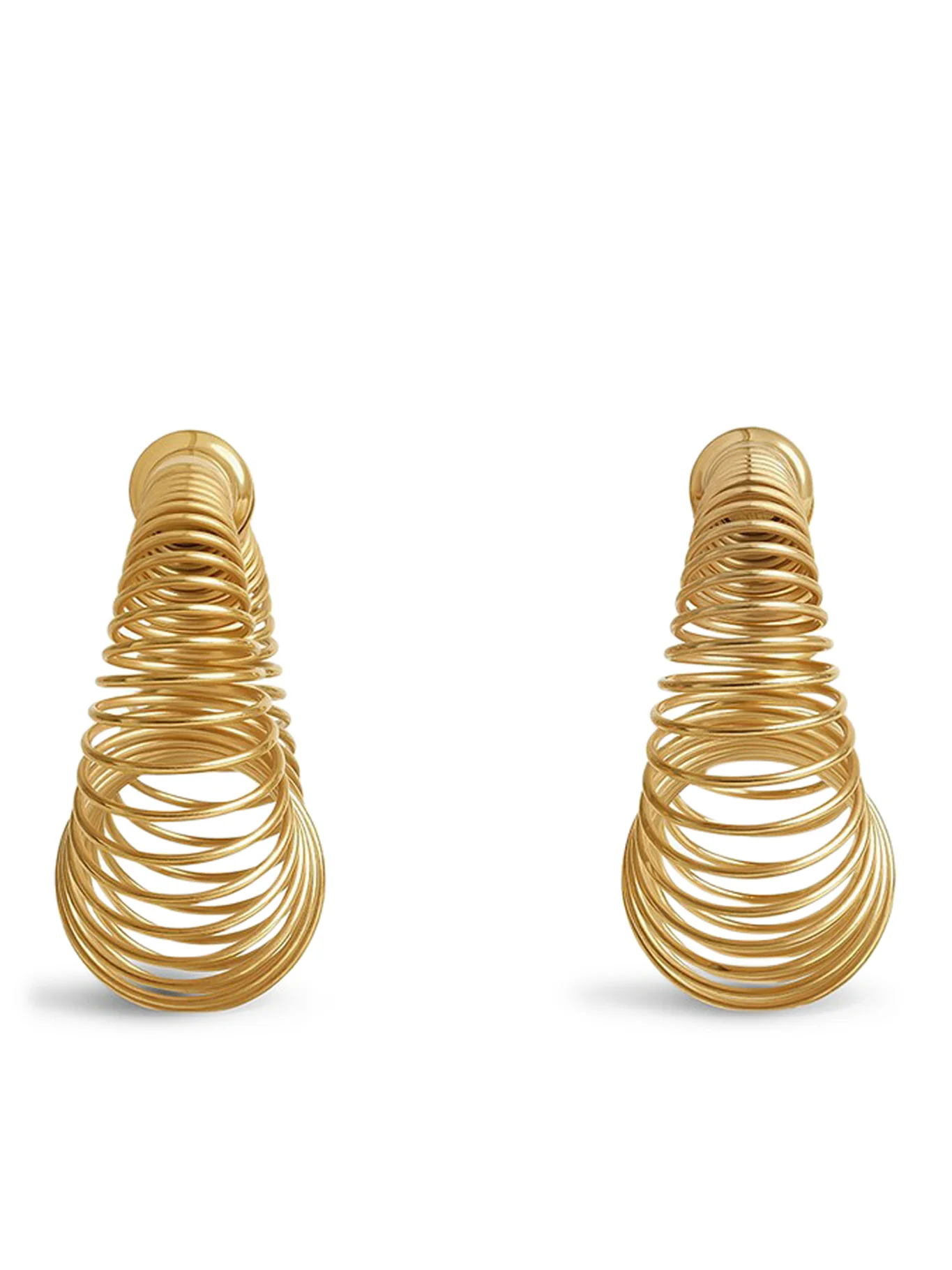 SMALL SPIRAL EARRINGS - Image 2