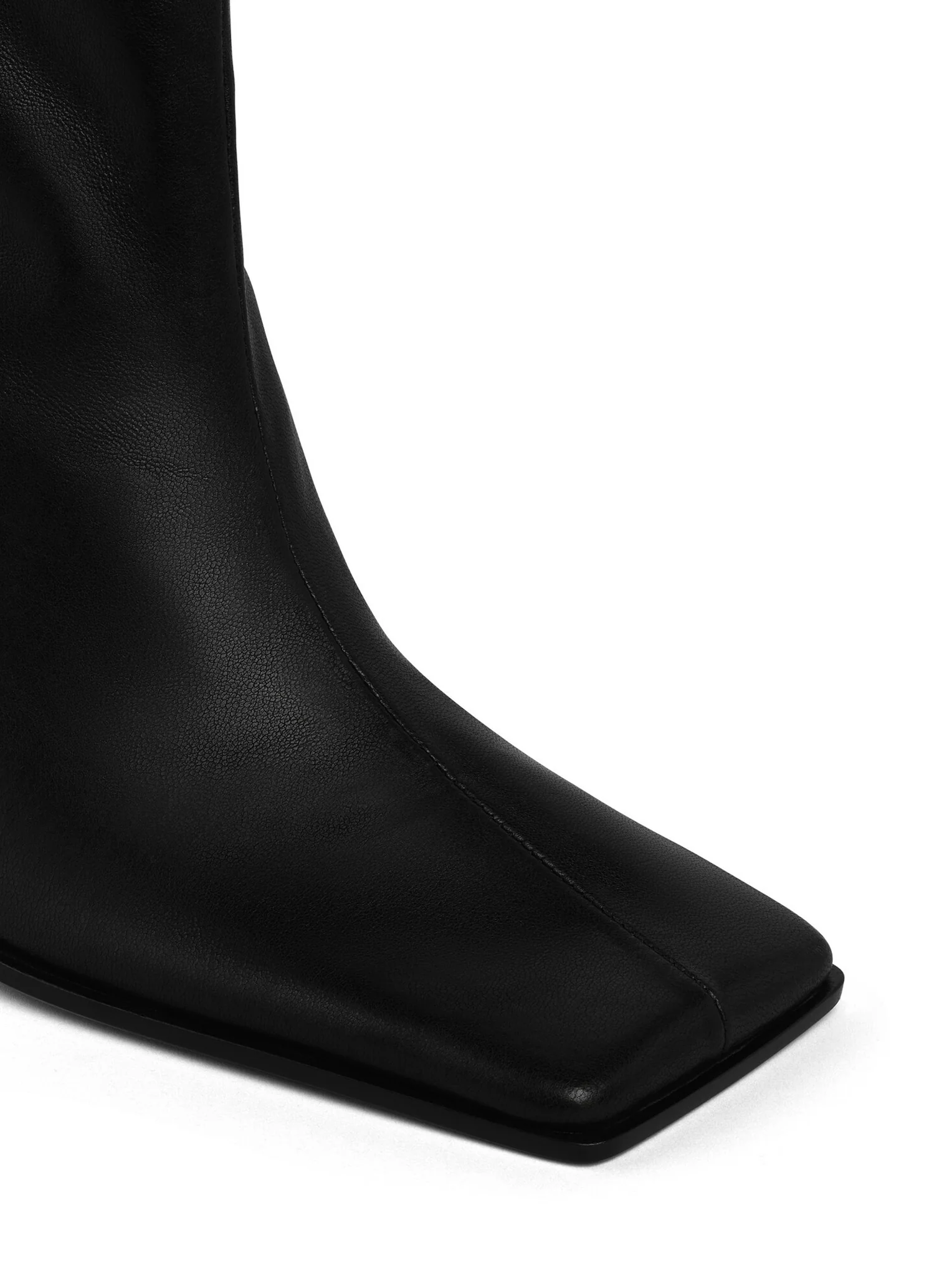 SQUARE LEATHER BOOTS - Image 4