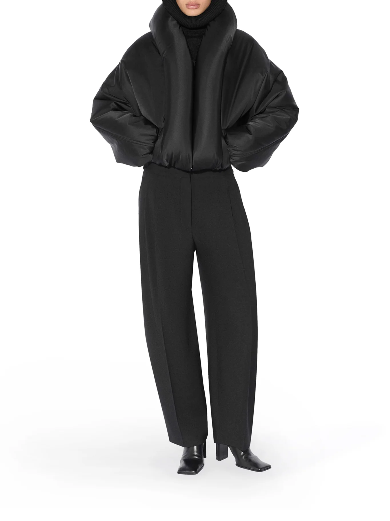 TAFFETA PADDED BOMBER JACKET - Image 2