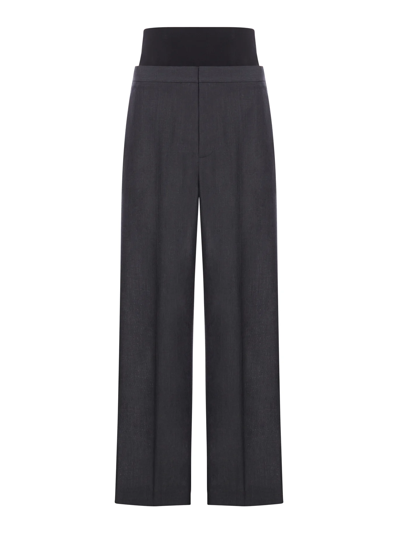 TAILORED TROUSERS WITH KNIT BAND