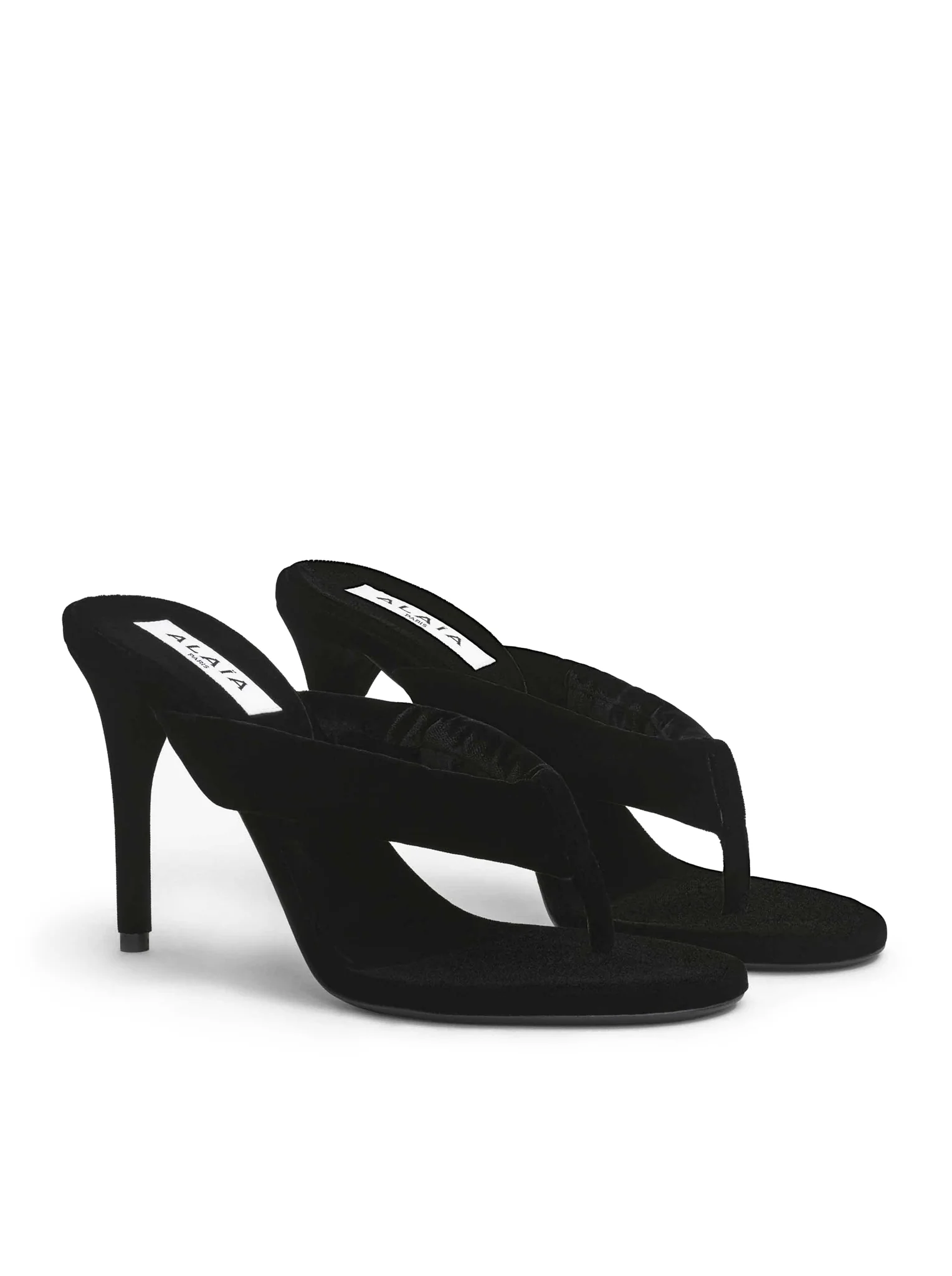 VELVET HEEL FLIP-FLOPS MULE - Image 2