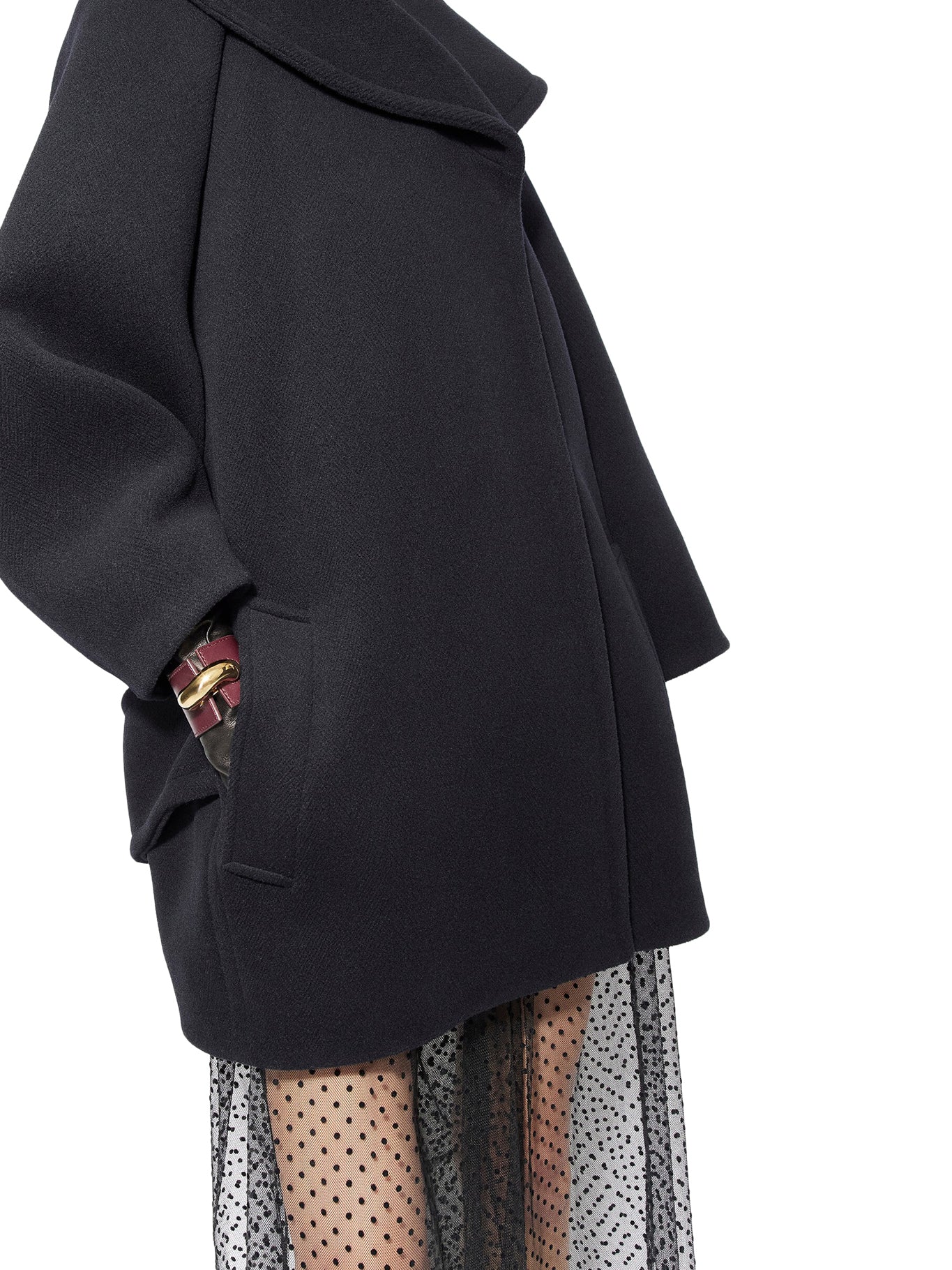 WIDE-LEG MESH TROUSERS - Image 4