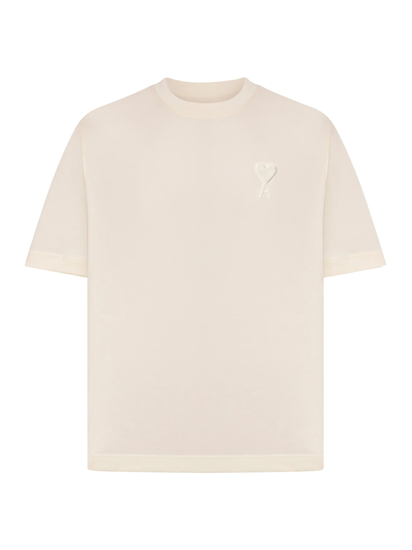 AMI DE COEUR EMBOSSED COTTON T-SHIRT
