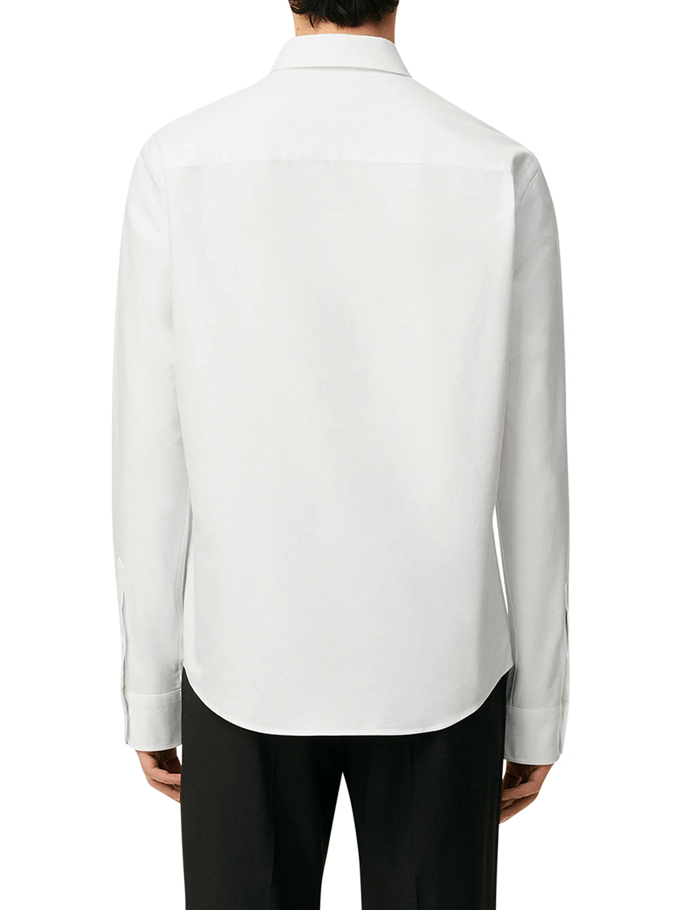 WHITE COTTON SHIRT WITH AMI DE COEUR LOGO - Image 3