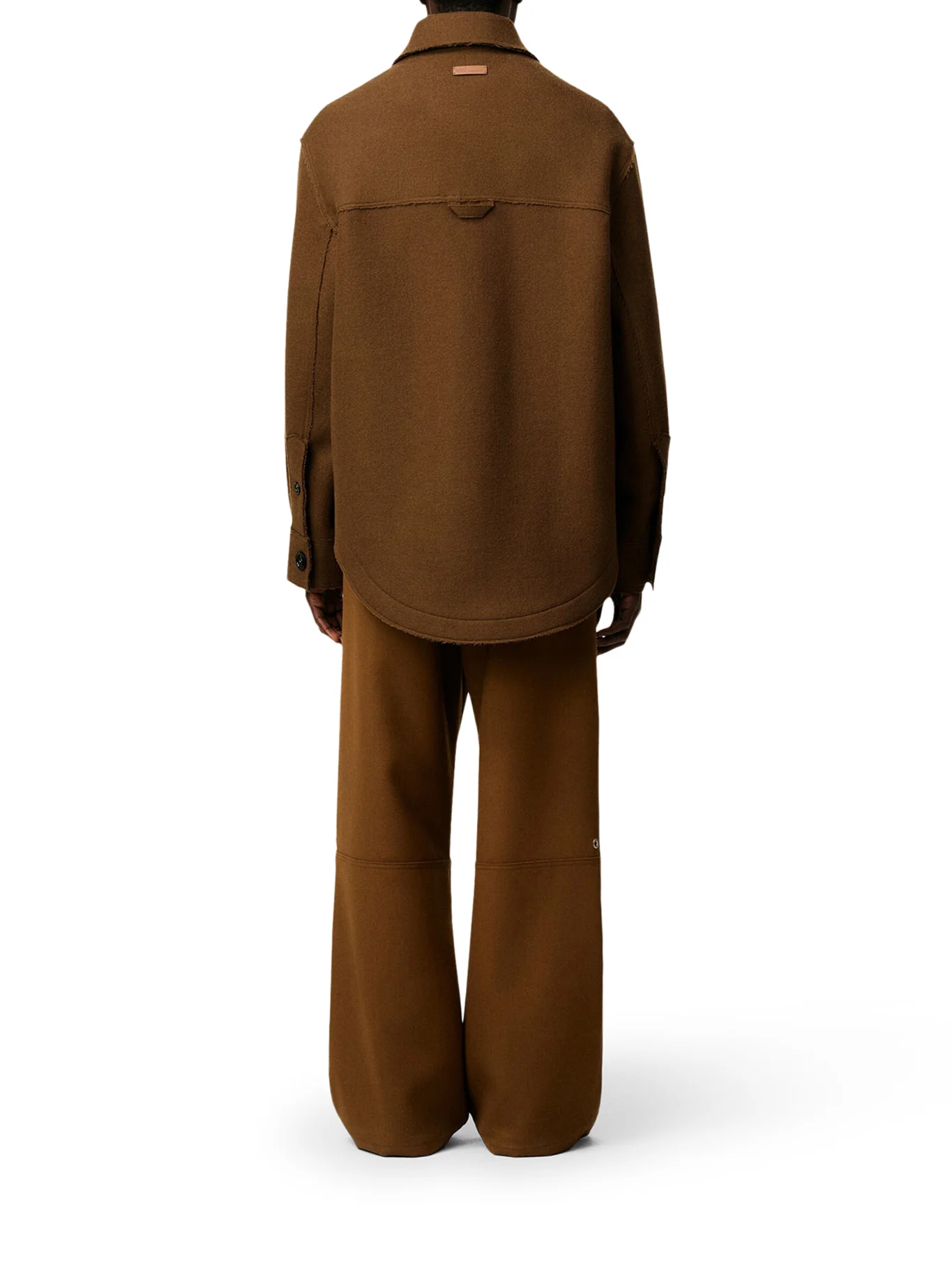 WOOL GABARDINE OVERSHIRT - Image 4