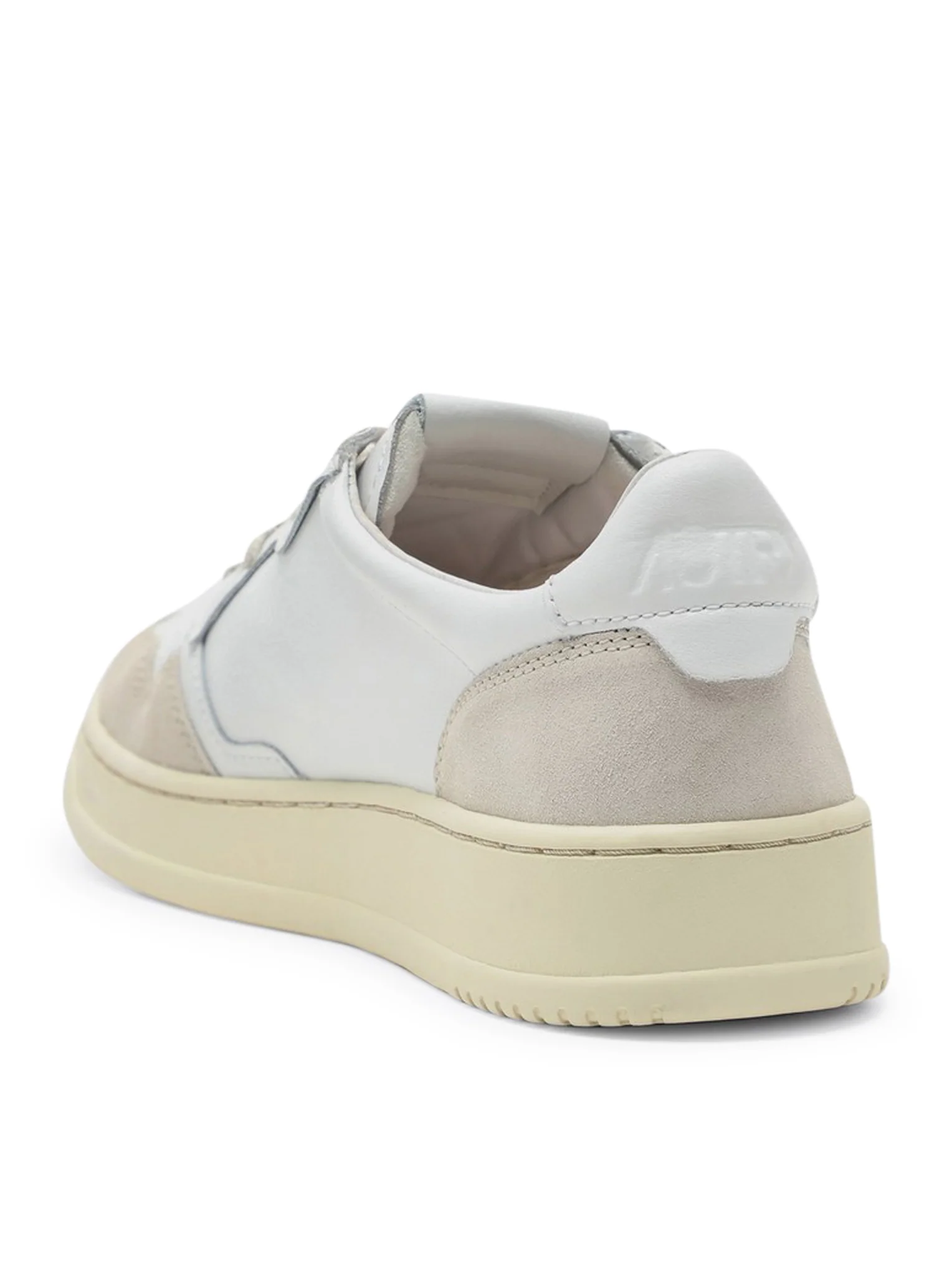MEDALIST LOW SNEAKERS IN WHITE LEATHER AND SUEDE - Image 3