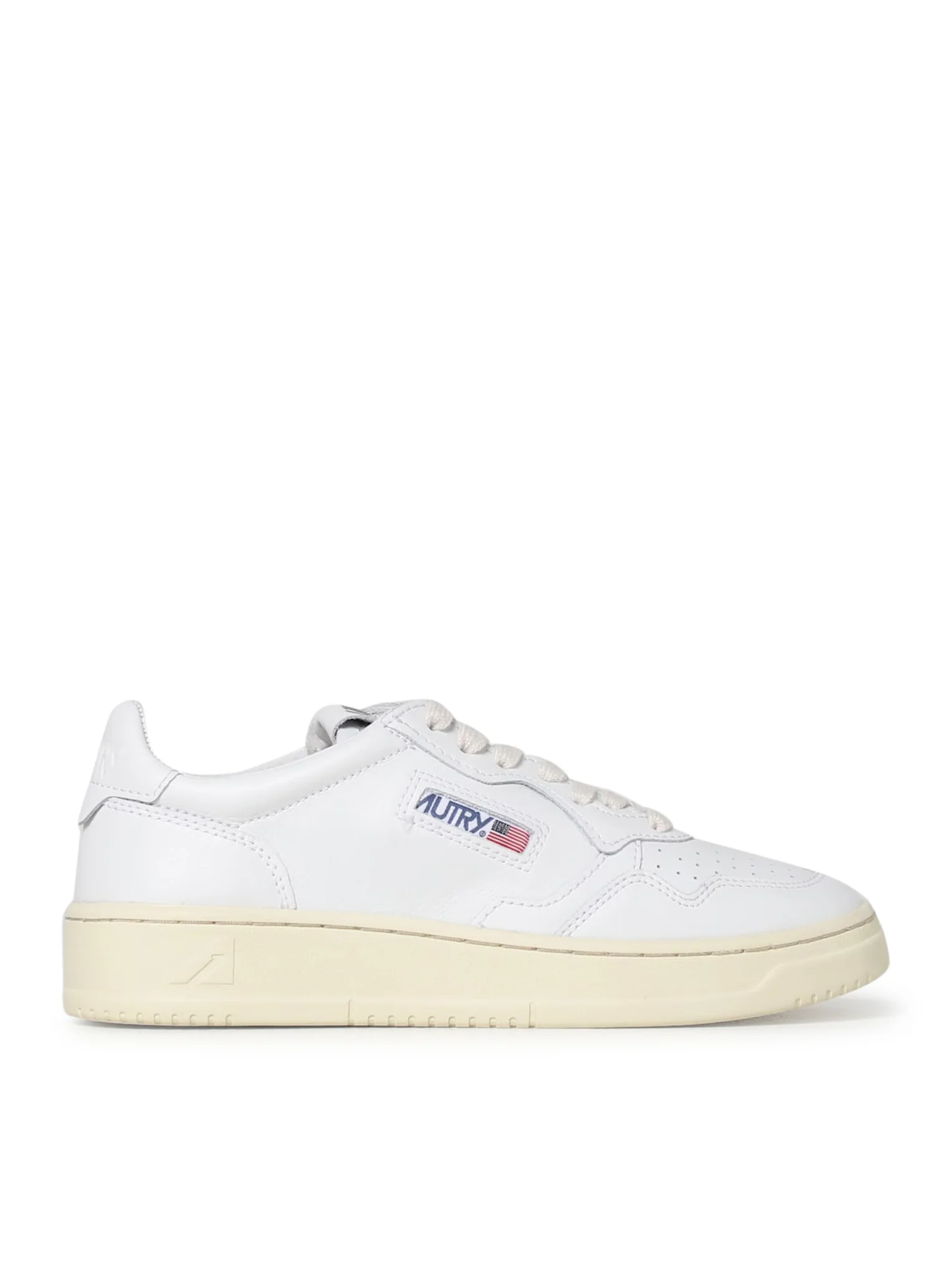 MEDALIST LOW SNEAKERS IN WHITE LEATHER