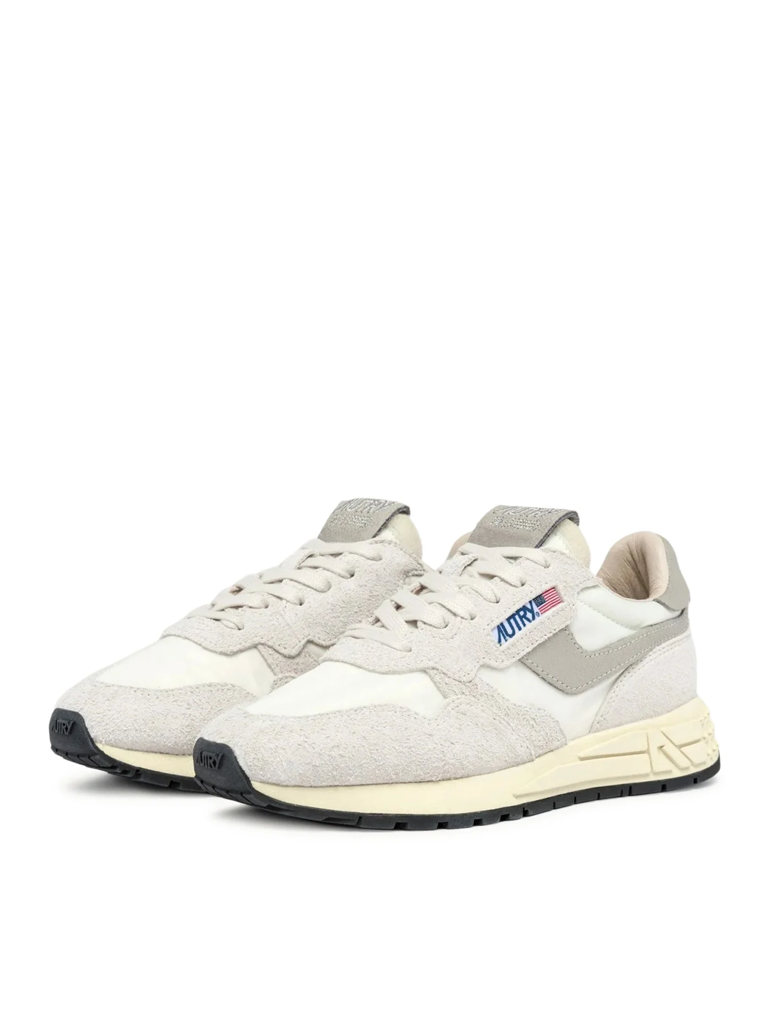 SNEAKERS REELWIND LOW IN NYLON E SUEDE BIANCO - Image 3