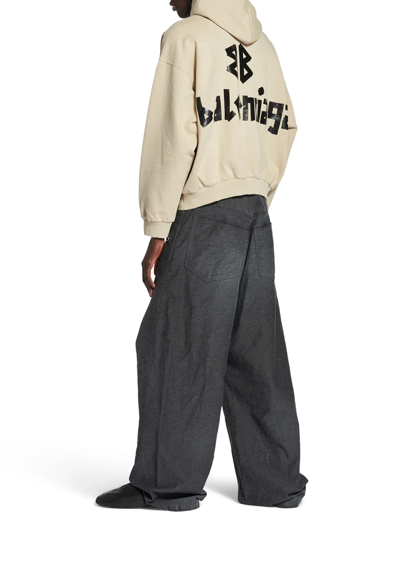 HOODIE WITH RIPPED POCKET - Image 4