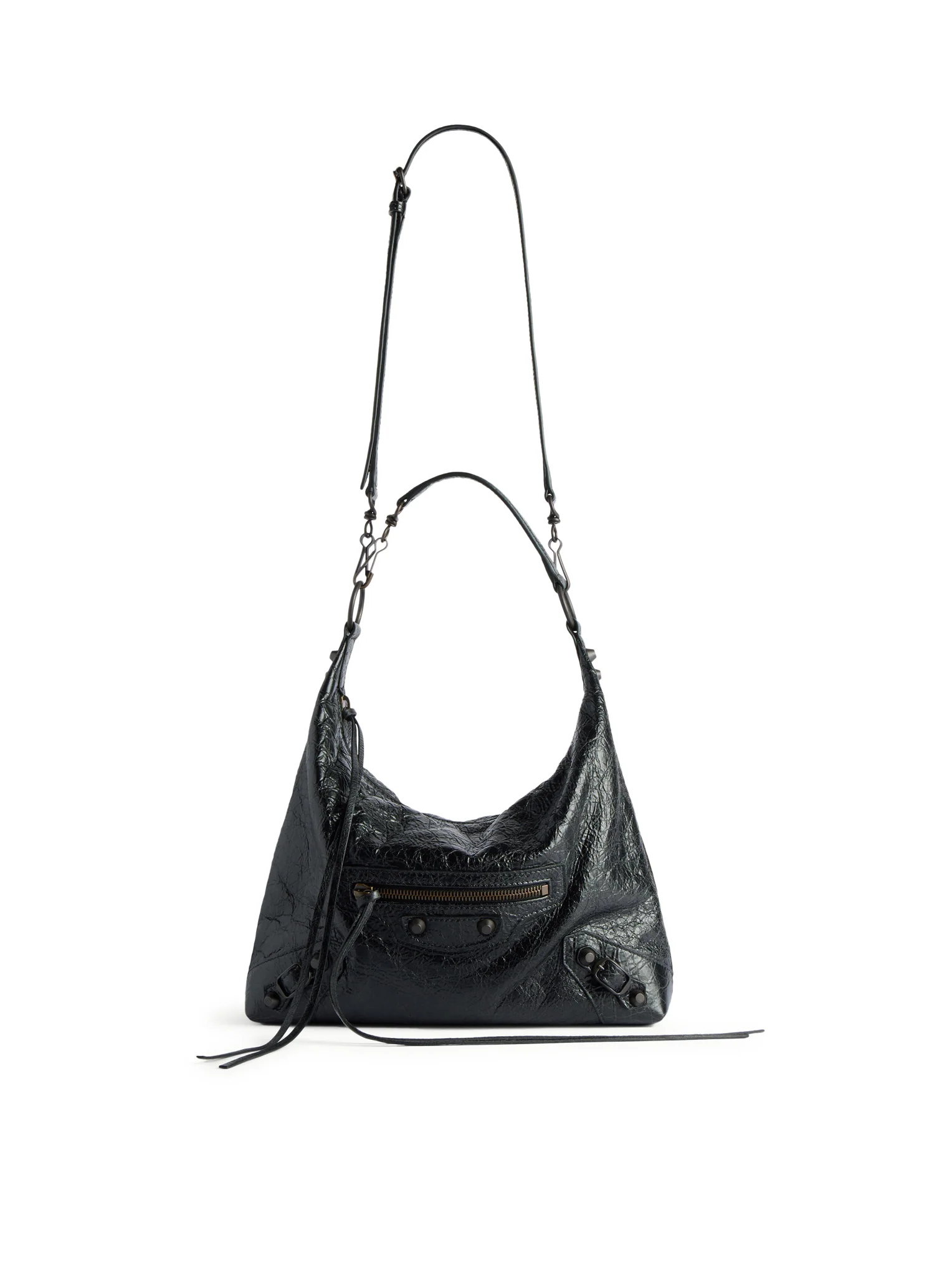 LE CITY SMALL ARENA LAMBSKIN HOBO BAG - Image 7