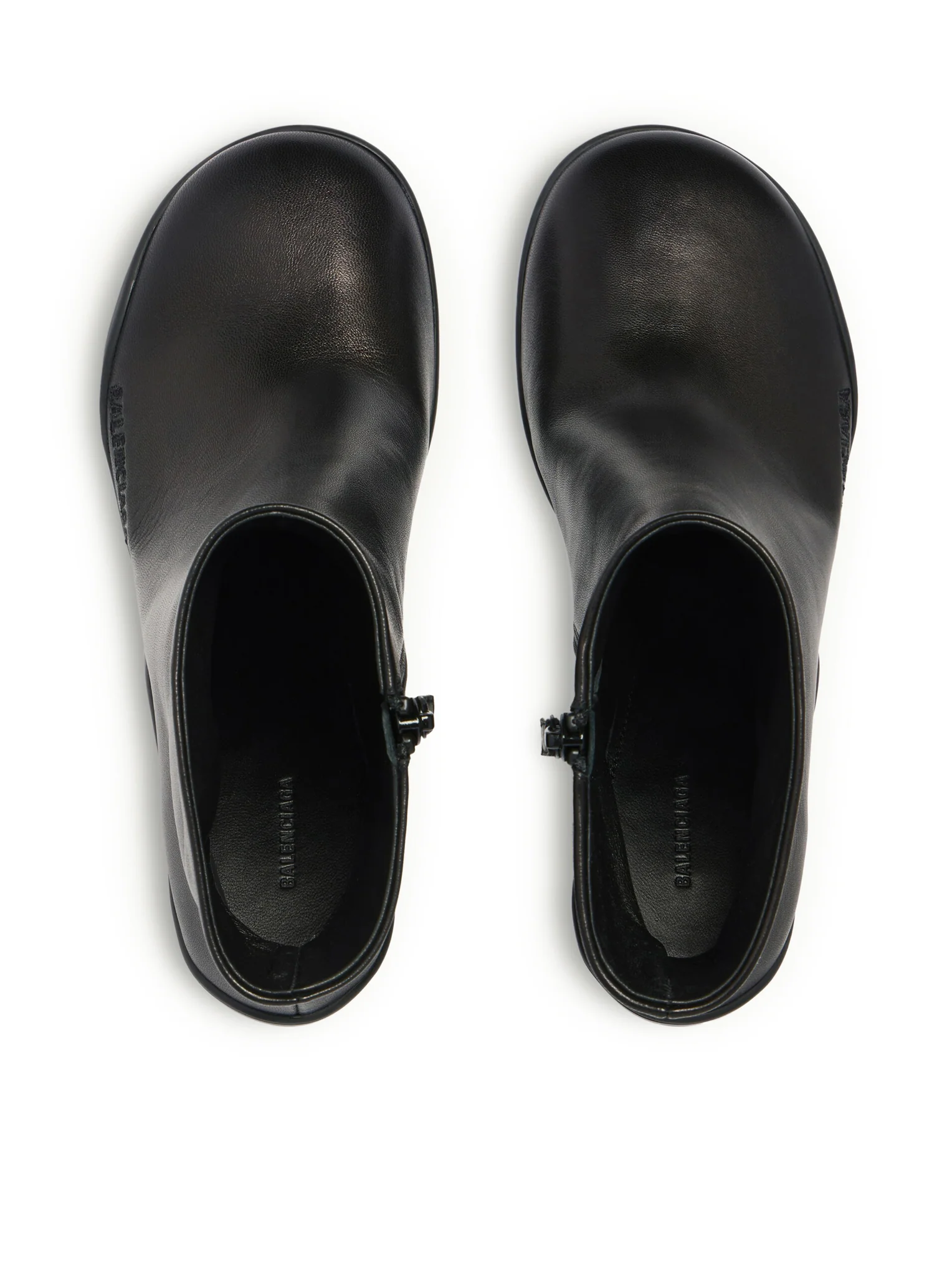 SHIBUYA 80MM SHINY SHEEPSKIN ANKLE BOOTS - Image 8