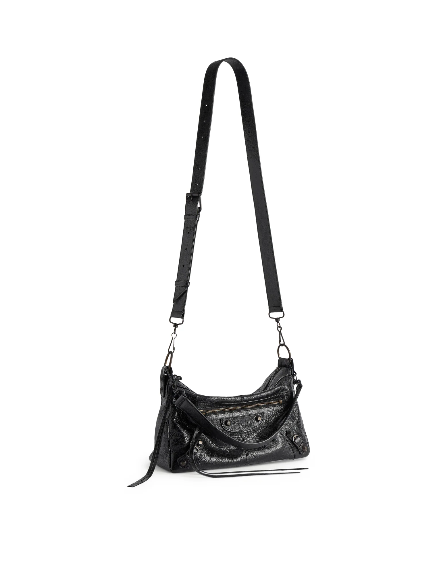 THE CITY SMALL MOTORCYCLE IN BLACK ARENA LAMBSKIN - Image 5