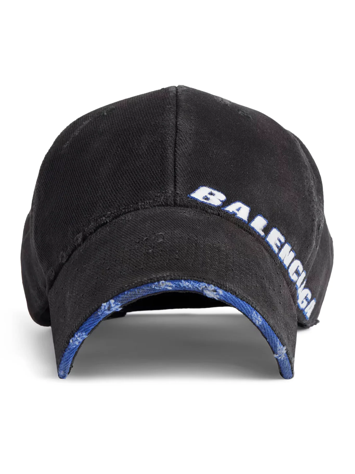 TILTED TYPO CAP IN BLACK