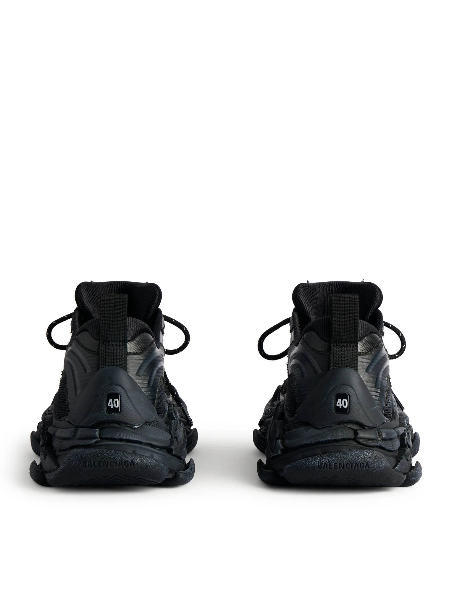 TRIPLE S 2 SNEAKER IN BLACK/DARK GREY - Image 5