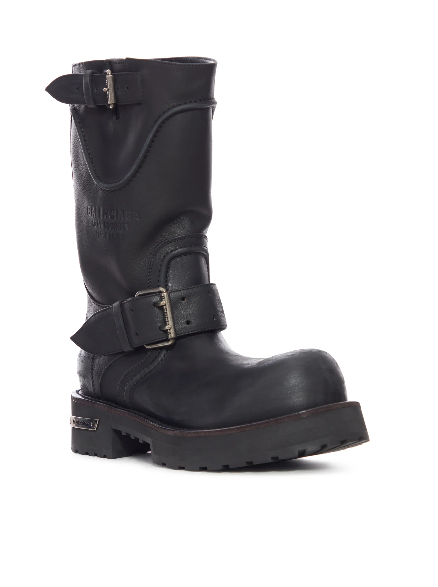 VENOM WORN-OUT LEATHER BOOTS - Image 2