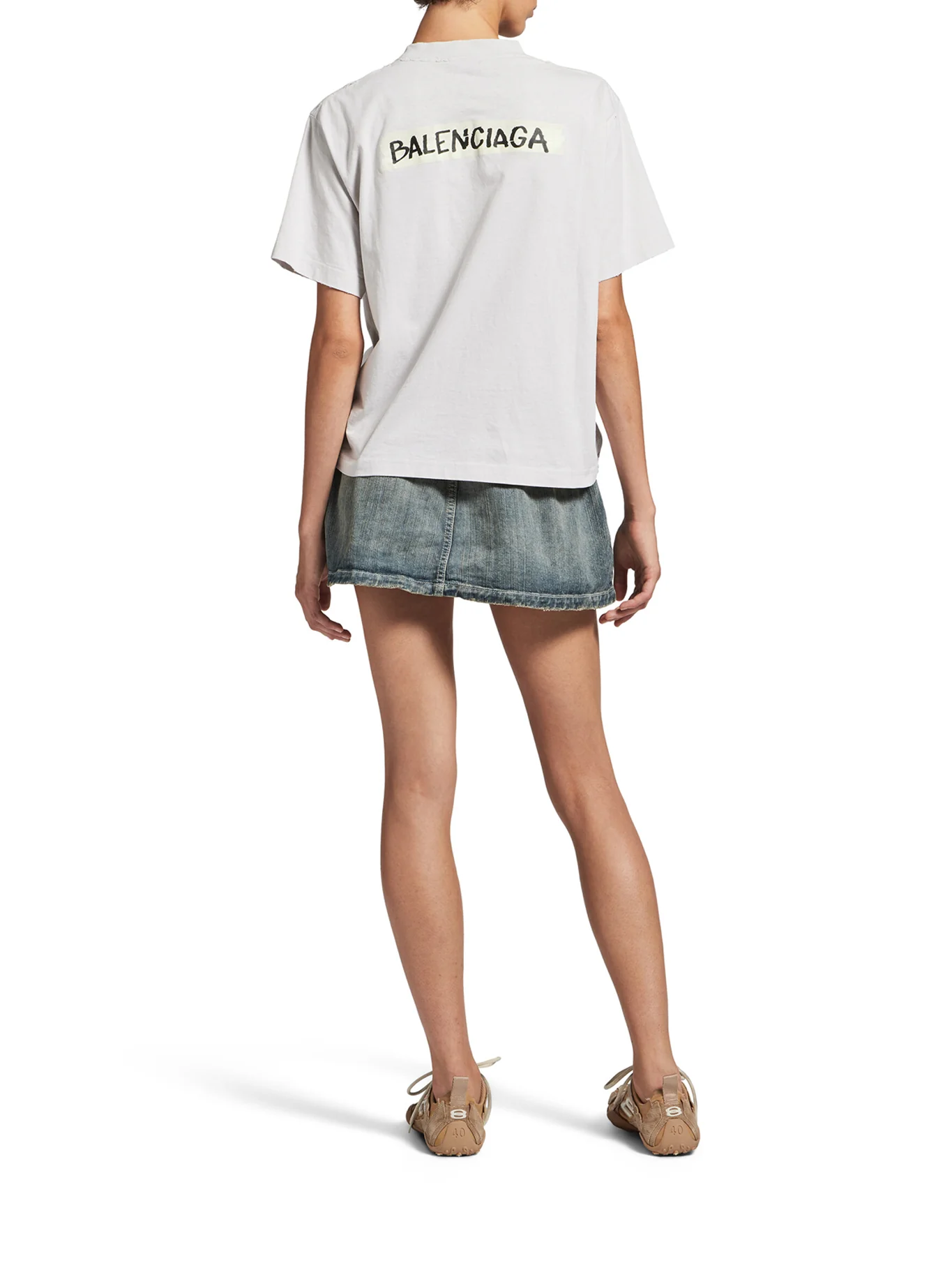 WOMEN`S MEDIUM FIT MASKING TAPE T-SHIRT - Image 4
