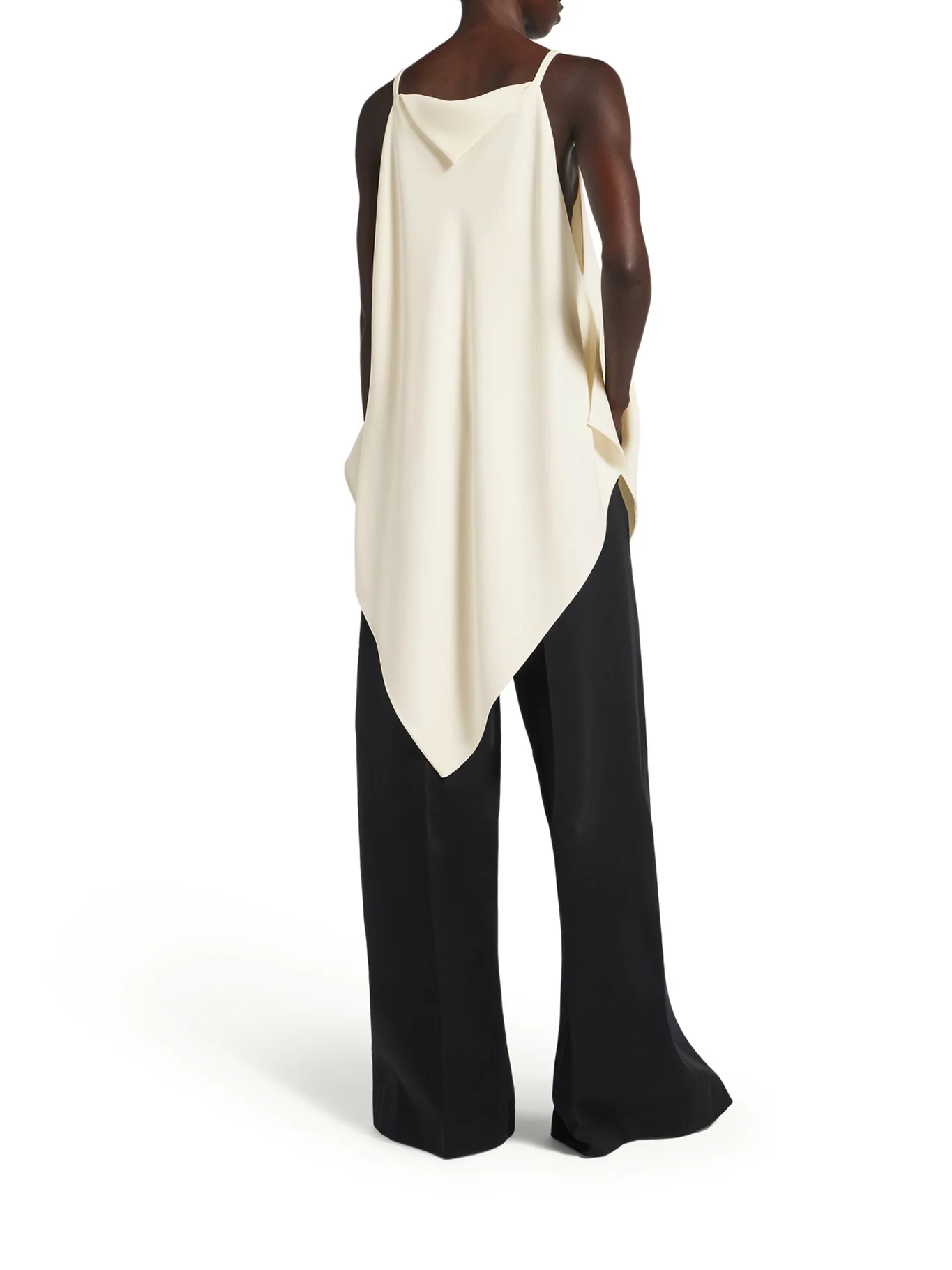 WOMEN`S SCARF TOP IN IVORY - Image 4