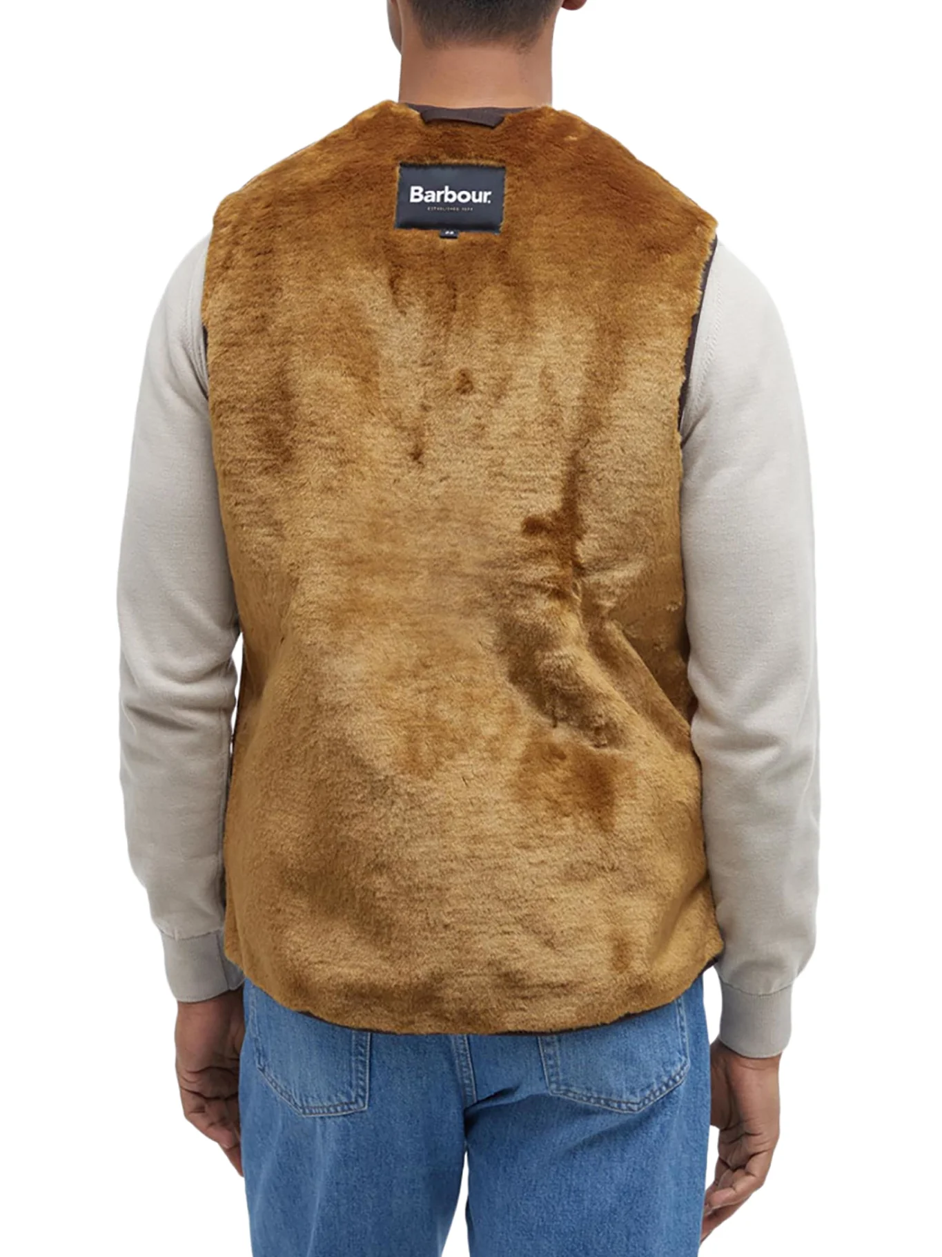 REVERSIBLE FLEECE VEST WITH ZIP - Image 4