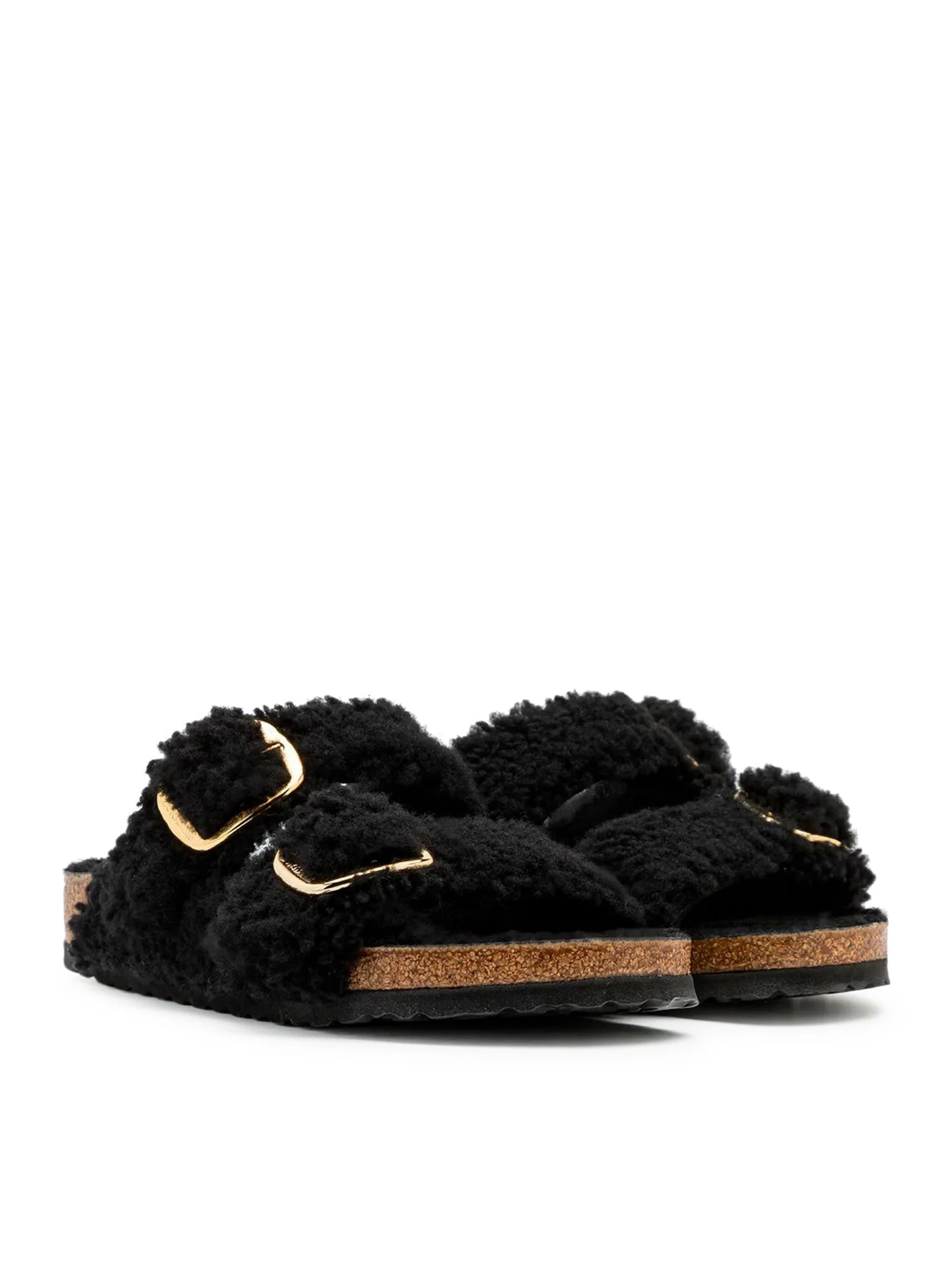 ARIZONA BIG BUCKLE TEDDY SANDALS - Image 2