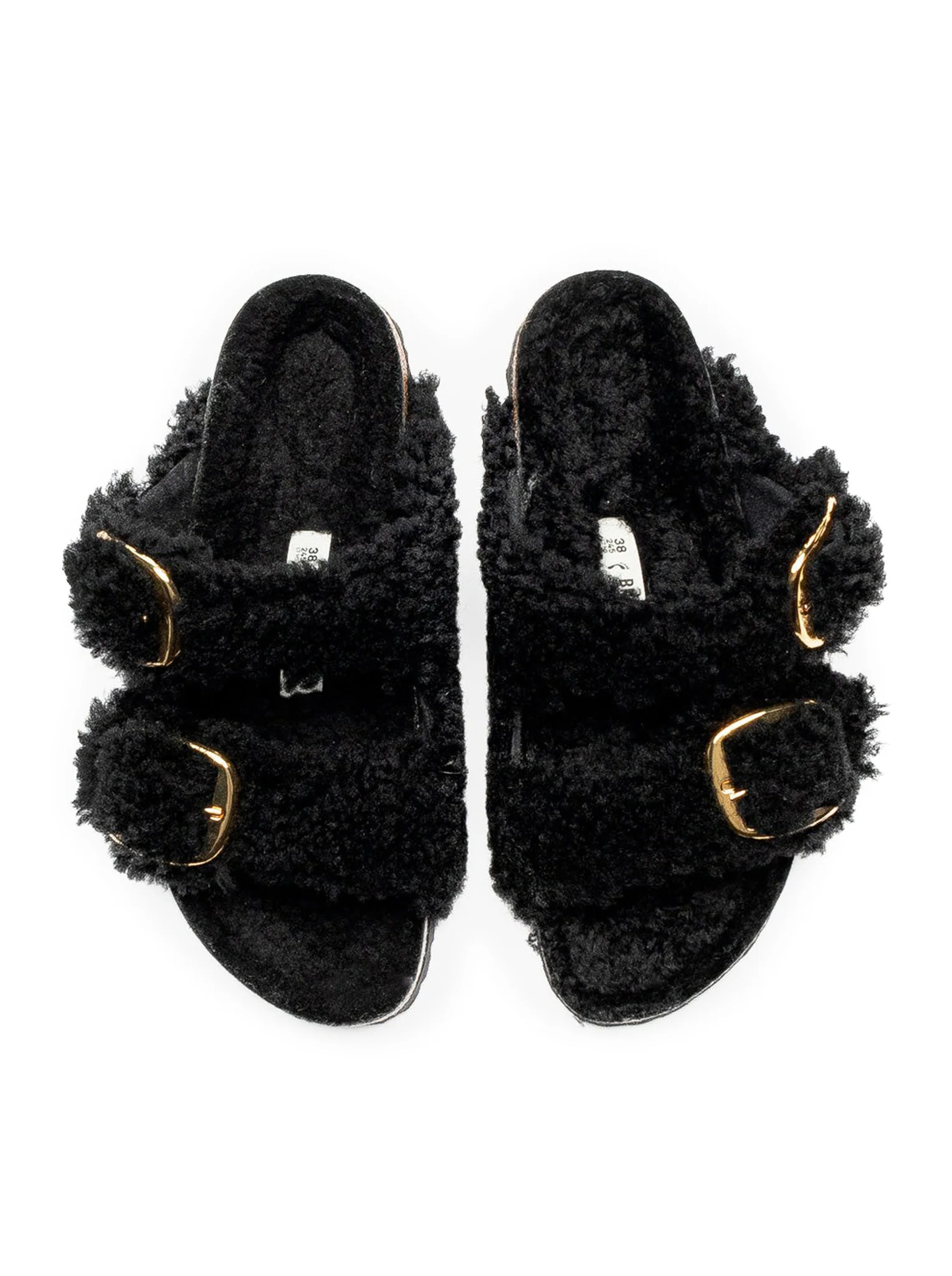 ARIZONA BIG BUCKLE TEDDY SANDALS - Image 4