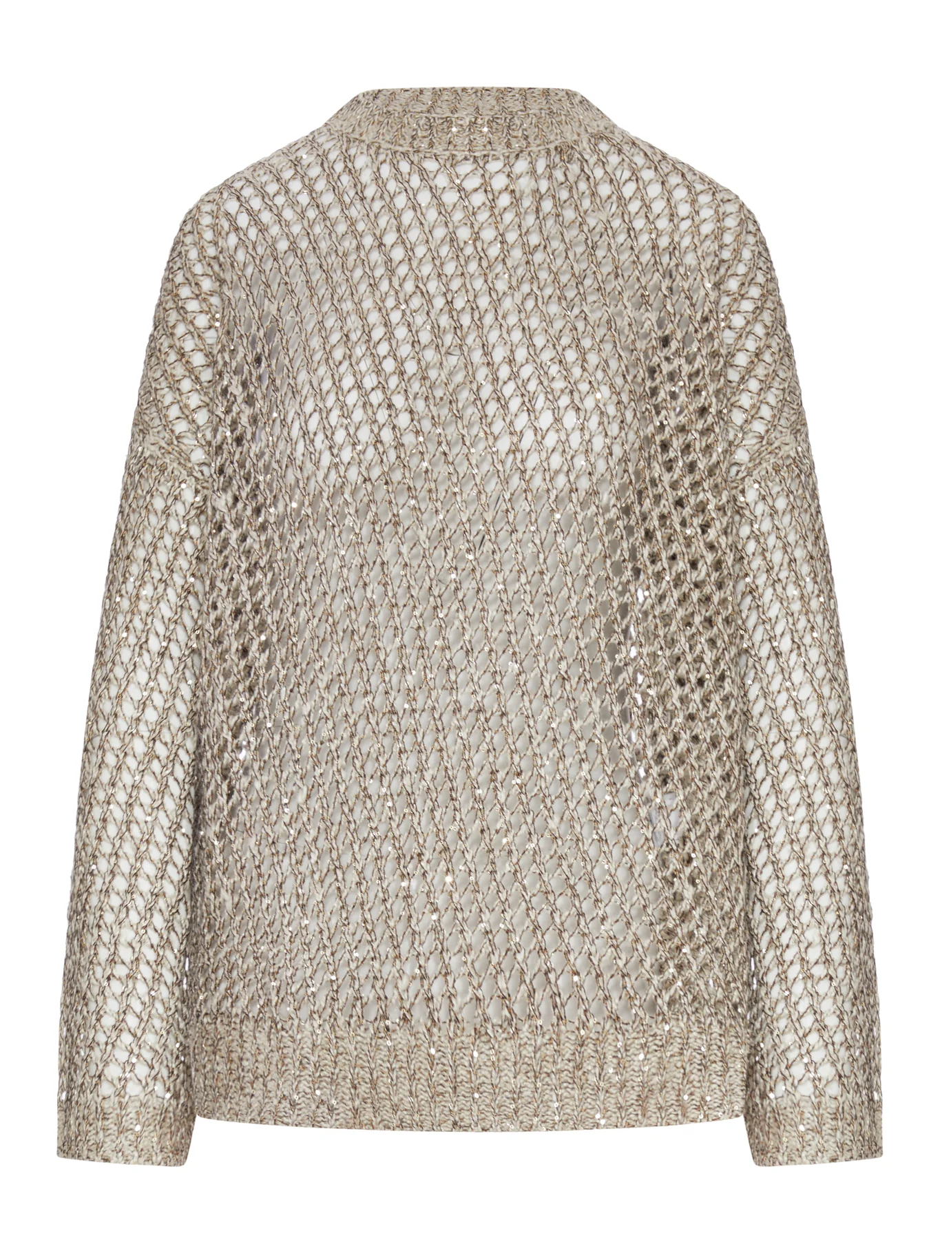 CHINÉ KNIT SWEATER IN SILK AND LINEN
