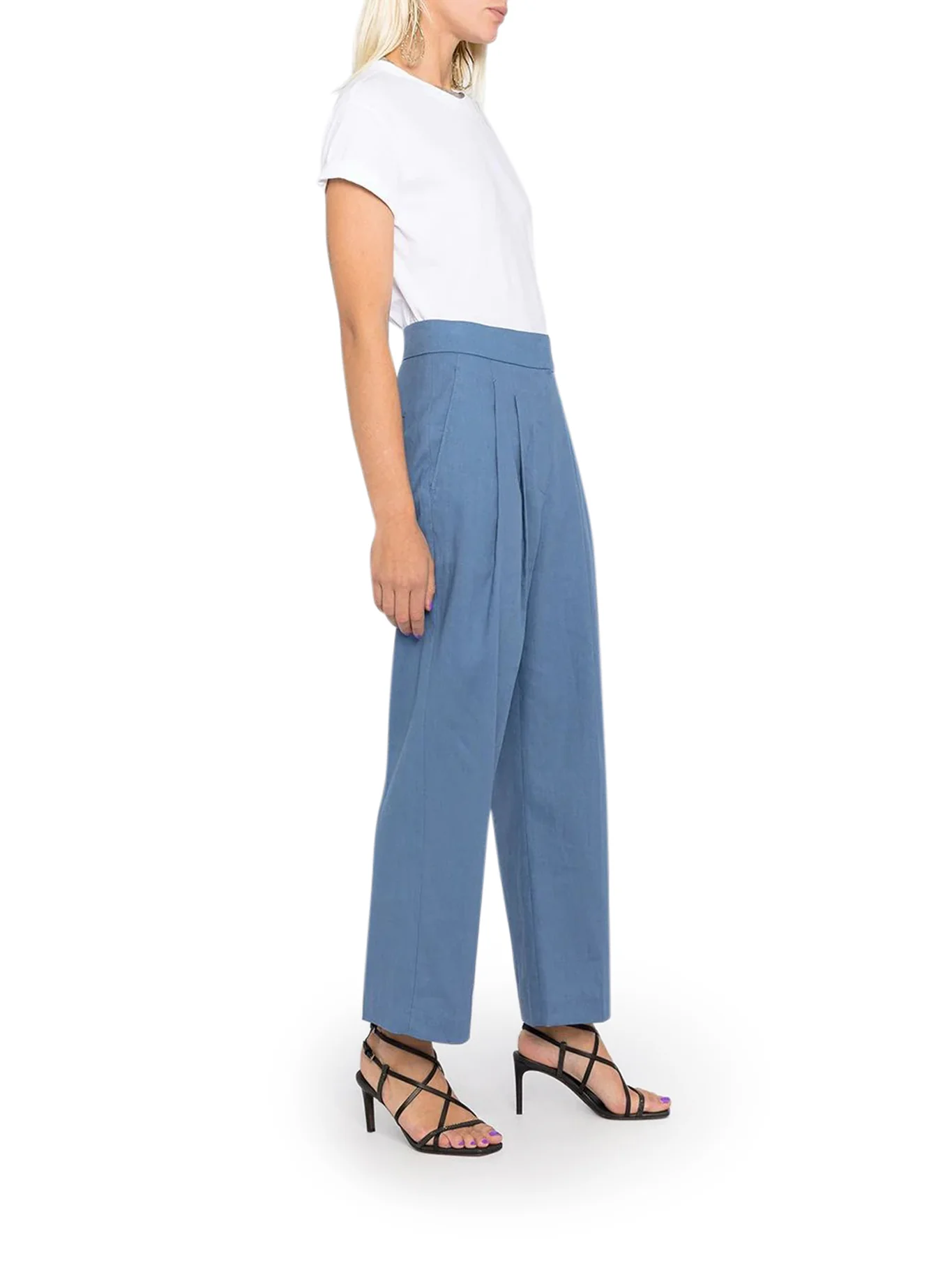 JERSEY T-SHIRT WITH PRECIOUS FAUX LAYERING - Image 3