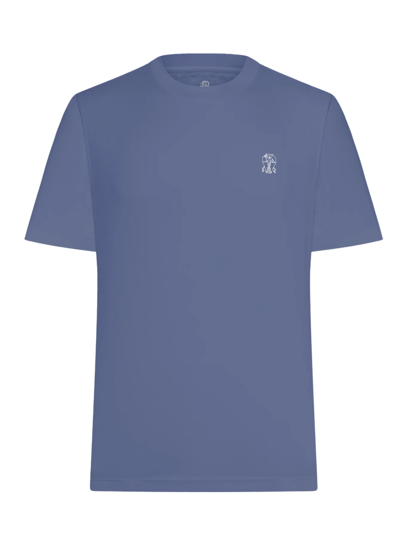 COTTON T-SHIRT WITH CONTRASTING LOGO PRINT
