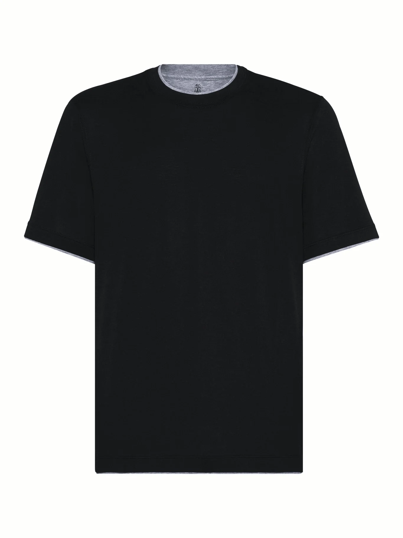 JERSEY T-SHIRT WITH CONTRASTING PROFILES