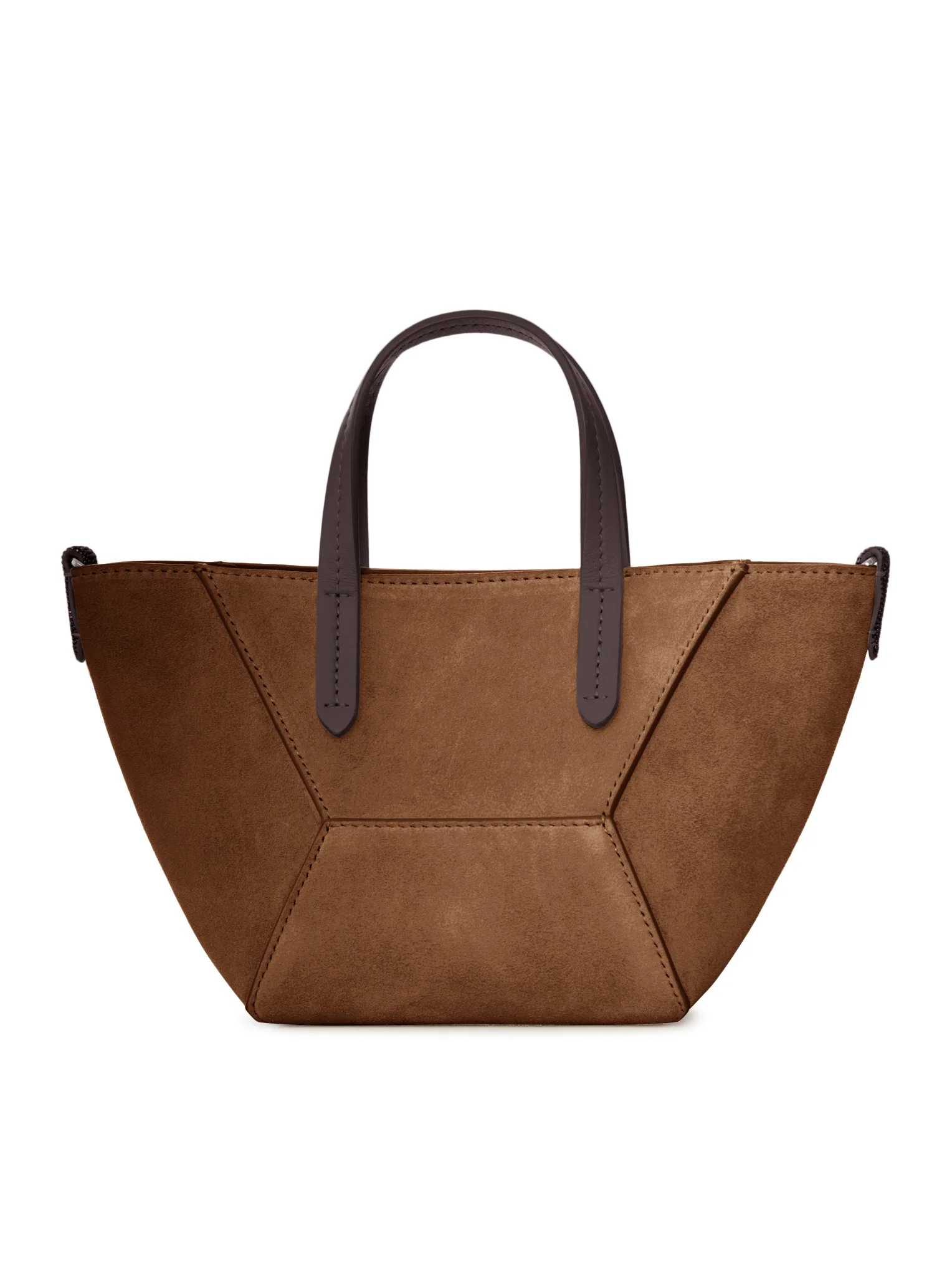 MINI SUEDE BAG WITH SHOULDER STRAP - Image 3
