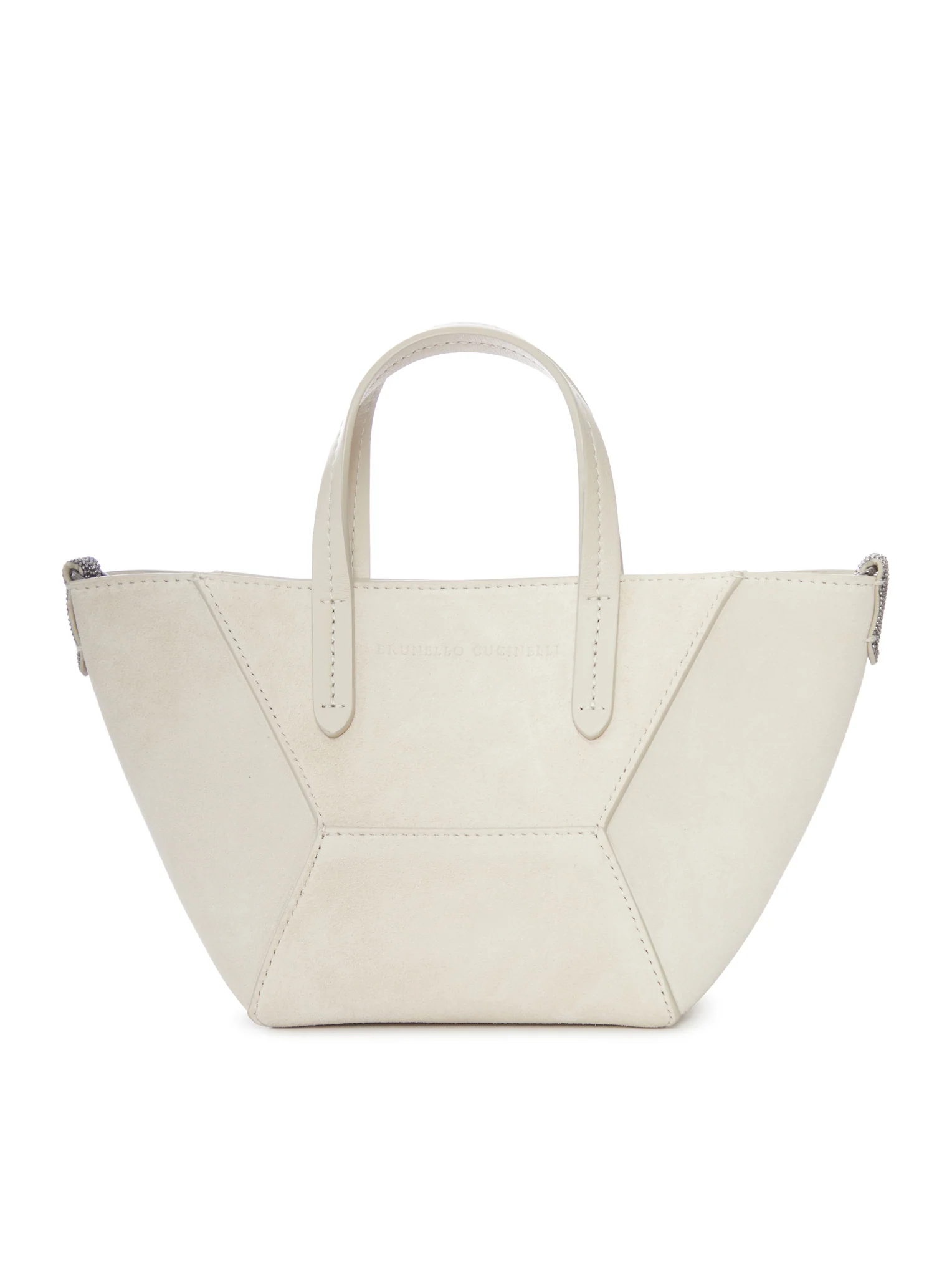 MINI SUEDE BAG WITH SHOULDER STRAP