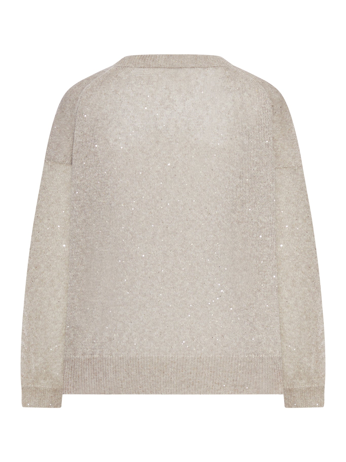SPARKLING CREW NECK LINEN SWEATER - Image 2
