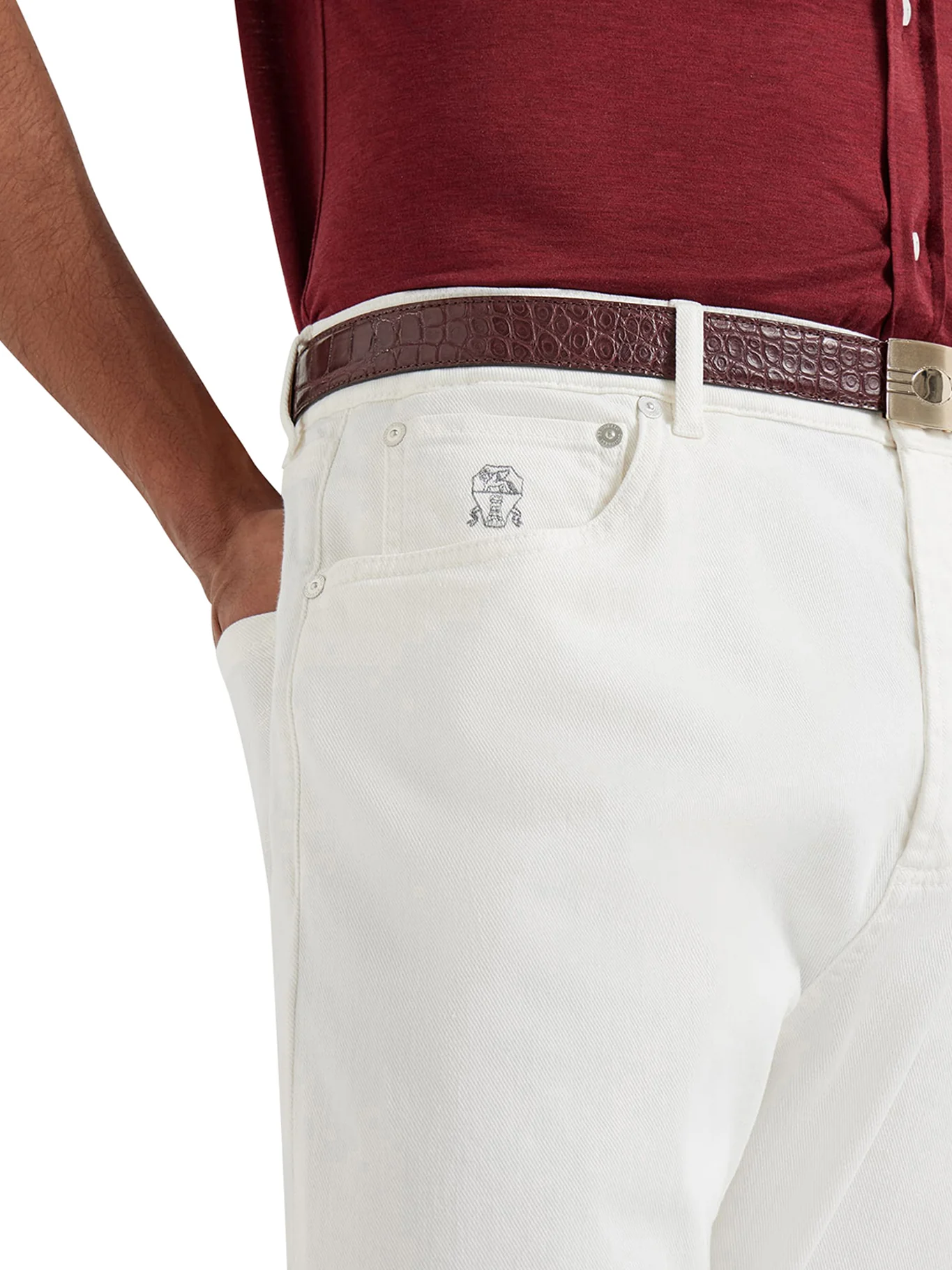 STRETCH COTTON JEANS - Image 4