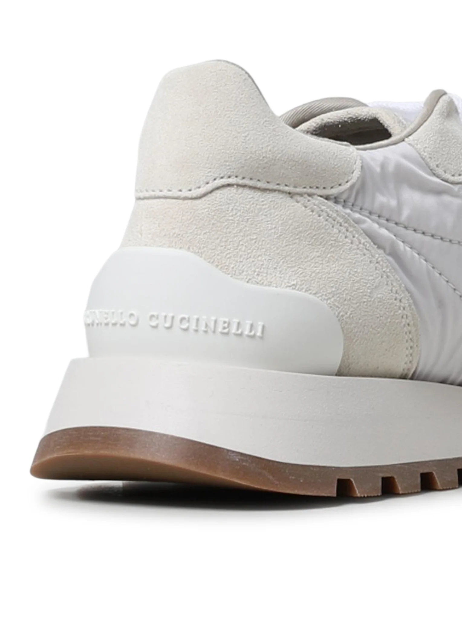 SUEDE AND TECHNO FABRIC RUNNER WITH "PRECIOUS TOE" - Image 3