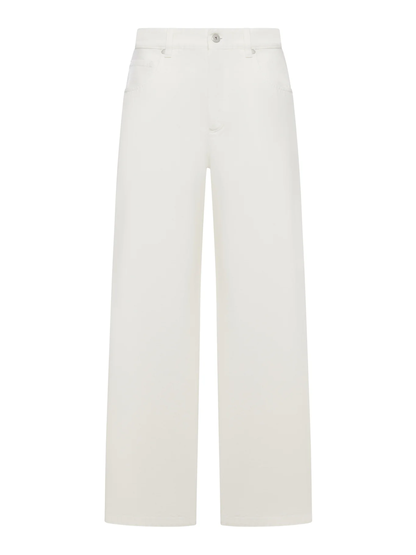 WIDE LEG COTTON TROUSERS