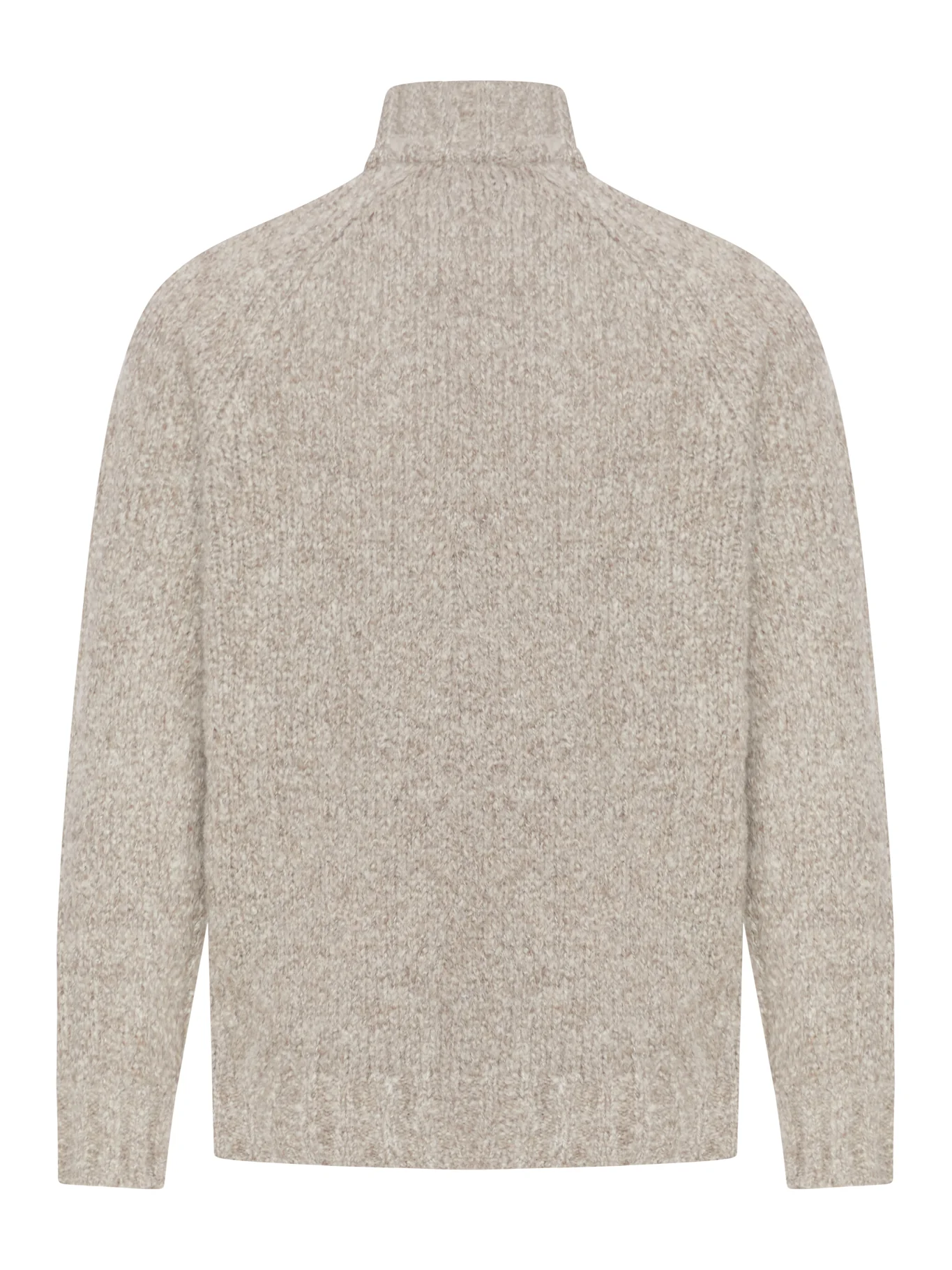 ZIP CARDIGAN IN MELANGE CASHMERE - Image 2