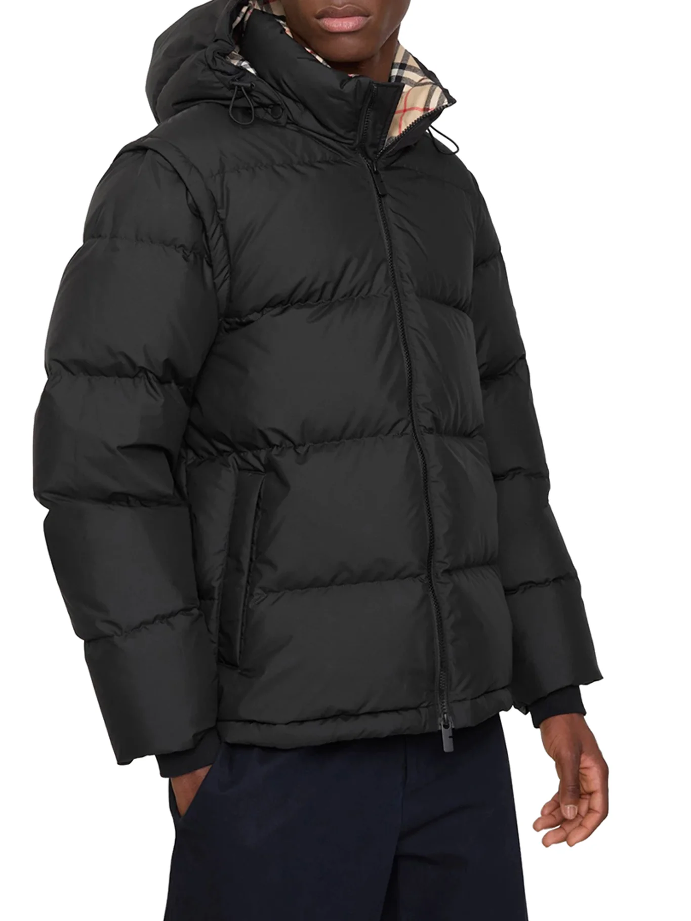 DOWN JACKET WITH DETACHABLE SLEEVES - Image 2