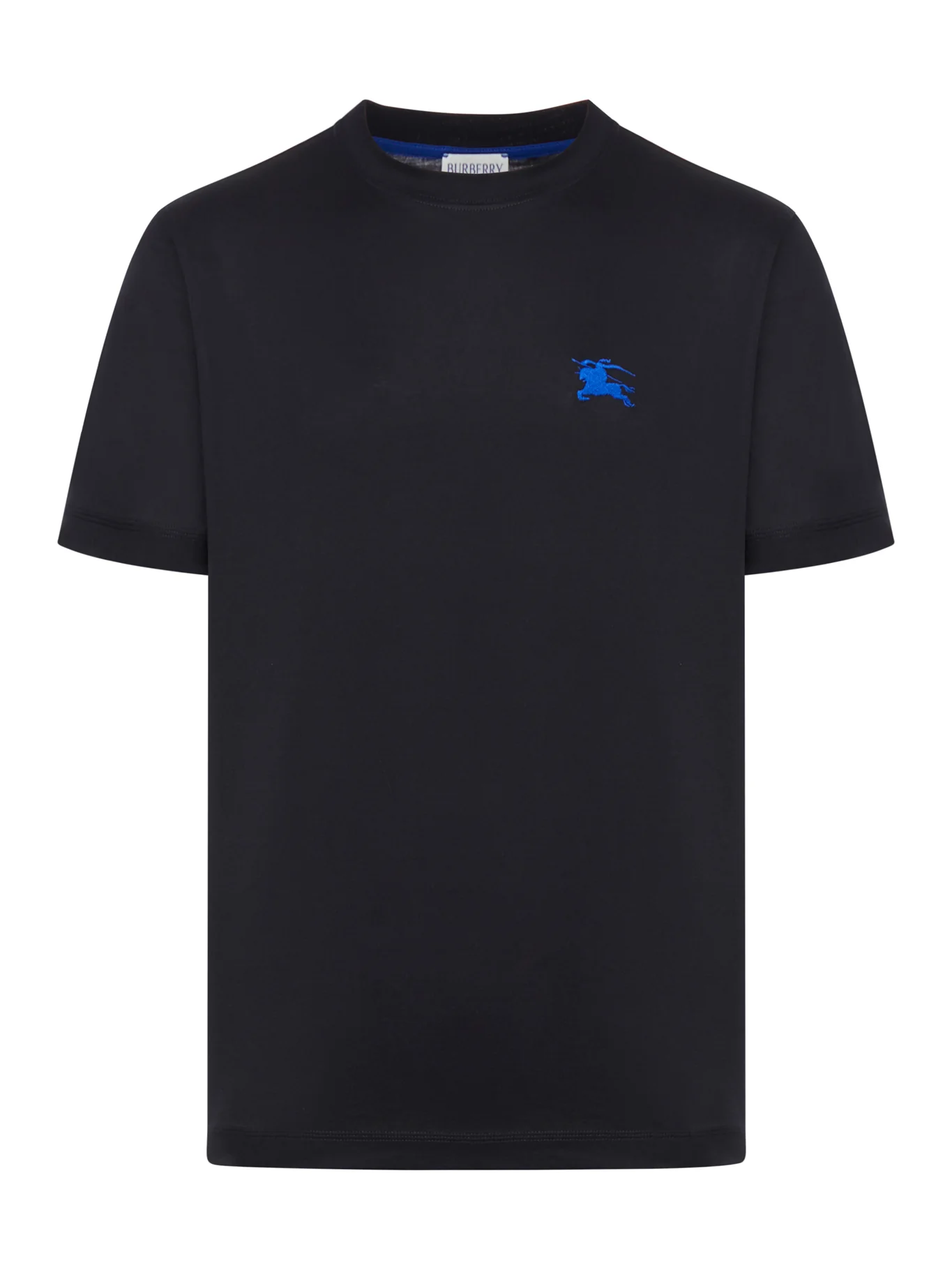 COTTON T-SHIRT WITH EMBROIDERED EKD LOGO IN CONTRAST