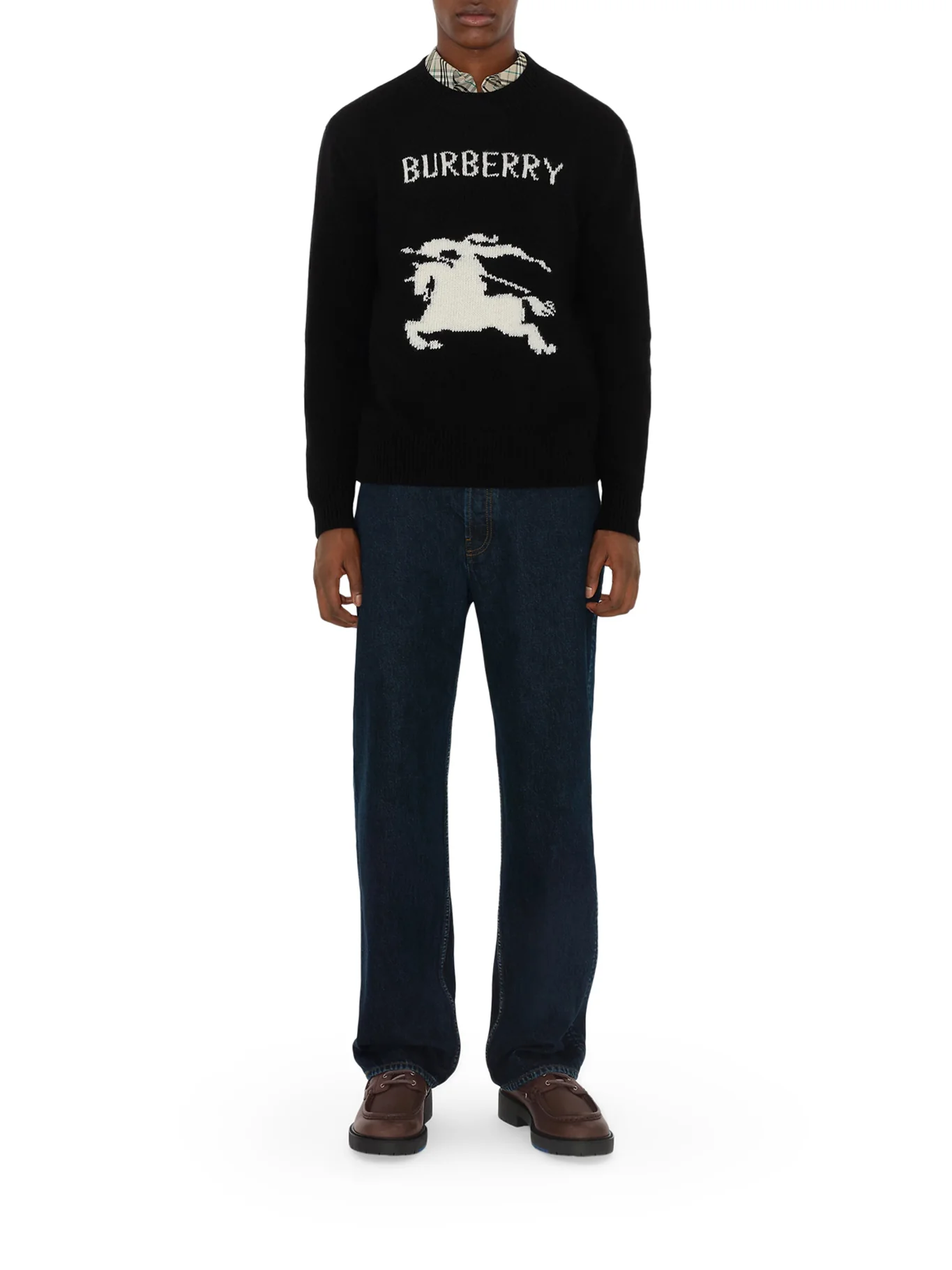 WOOL AND CASHMERE PULLOVER WITH EKD - Image 2