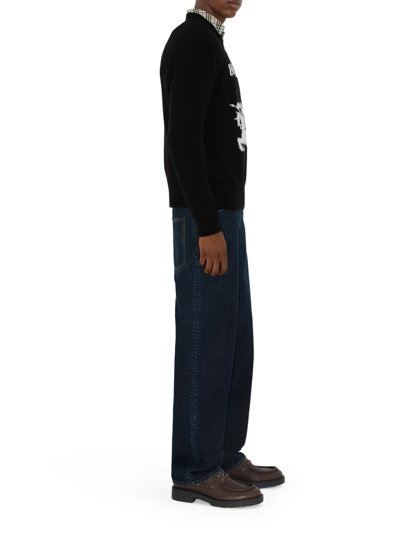 WOOL AND CASHMERE PULLOVER WITH EKD - Image 4