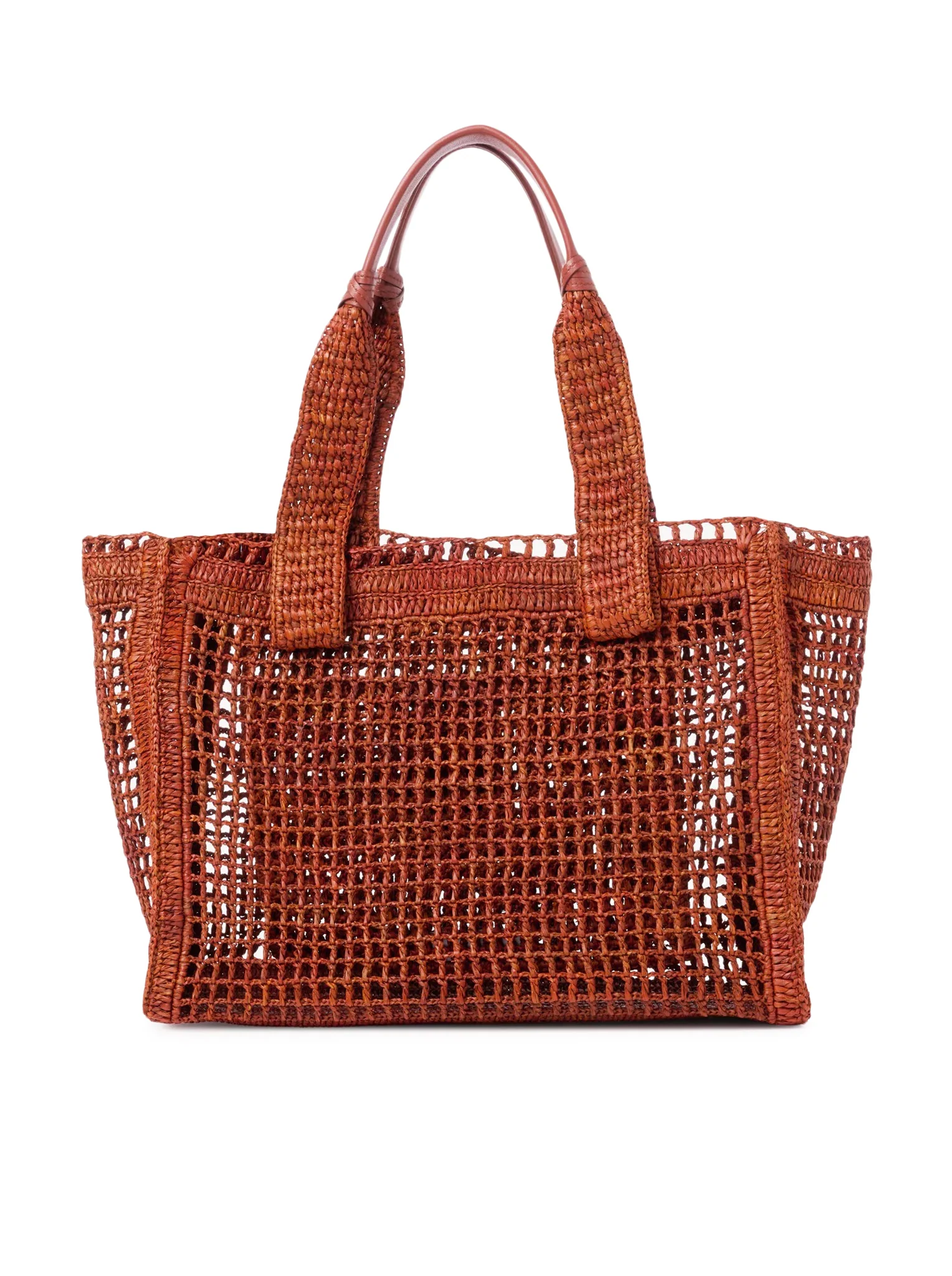 EAST-WEST SUMMER BANANA TOTE BAG IN RAFFIA - Image 4