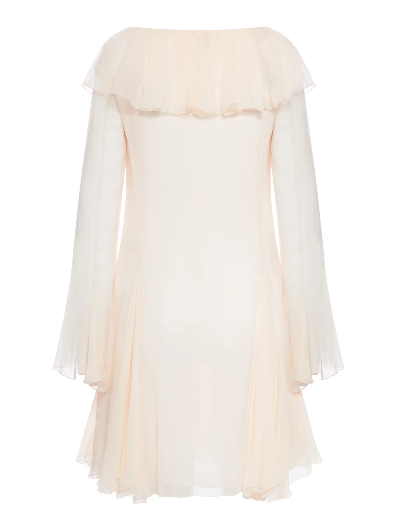 FLARED MINI DRESS WITH RUFFLES - Image 2