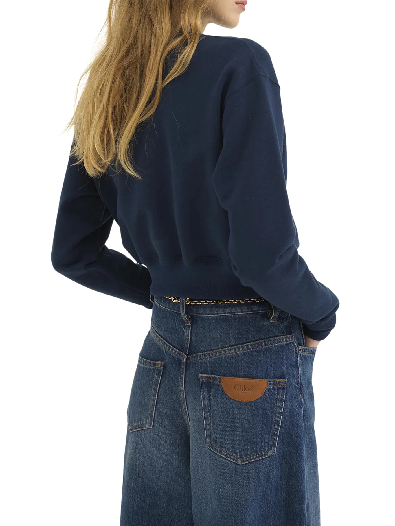 HIGH NECK SWEATER WITH LOGO - Image 4